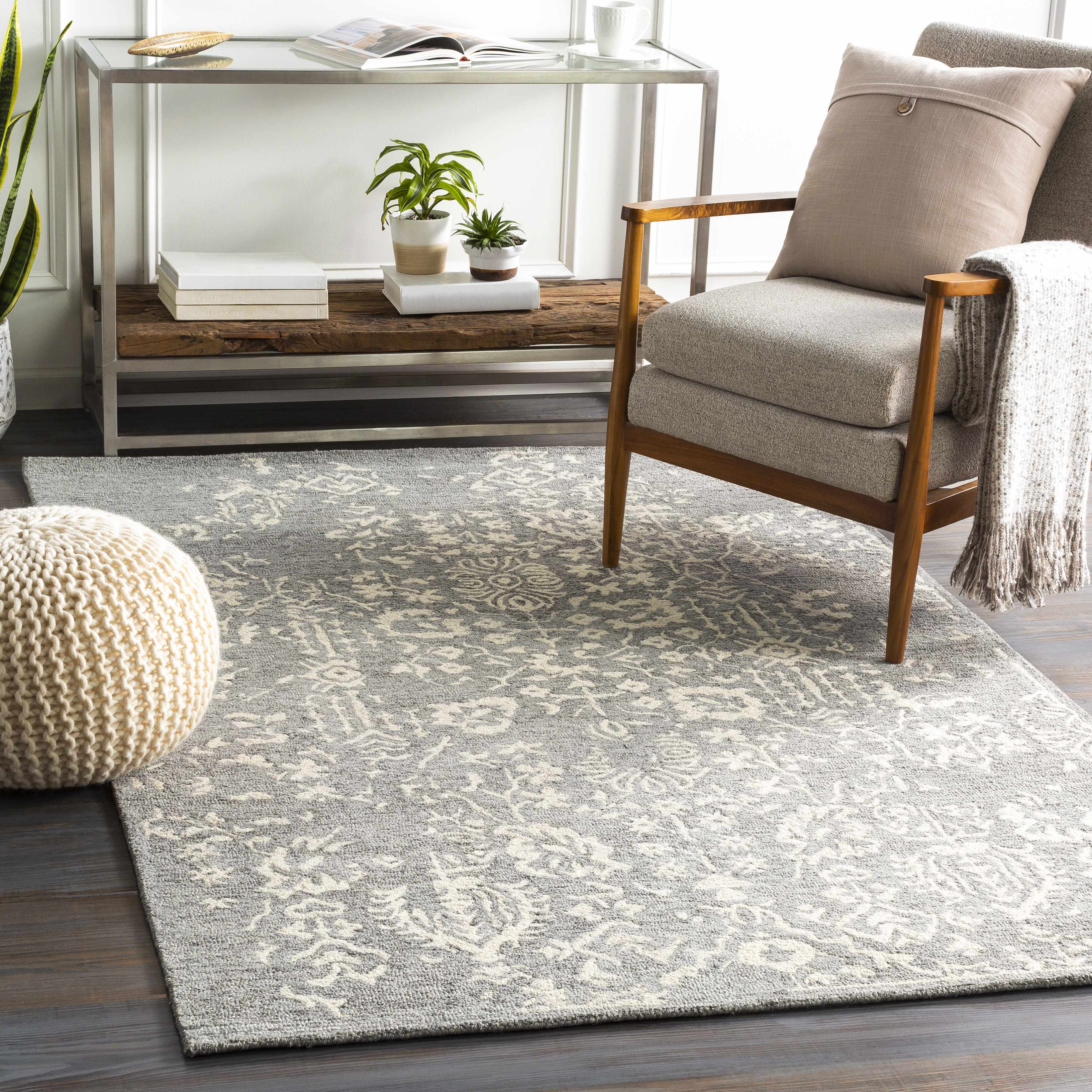 Virginville 8' x 10' Modern Wool Area Rug - Hauteloom