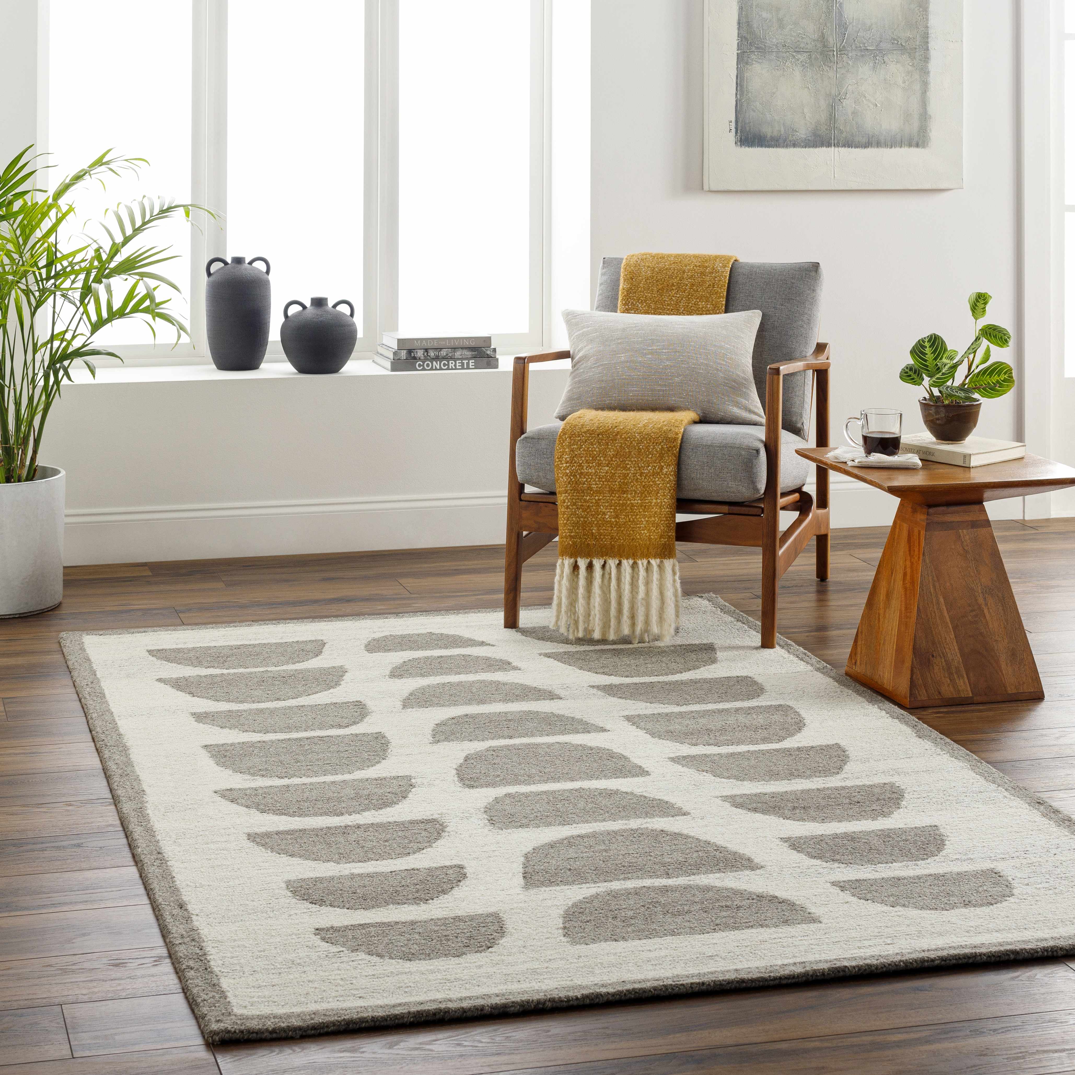 Akane 8' x 10' Wool Area Rug - Hauteloom