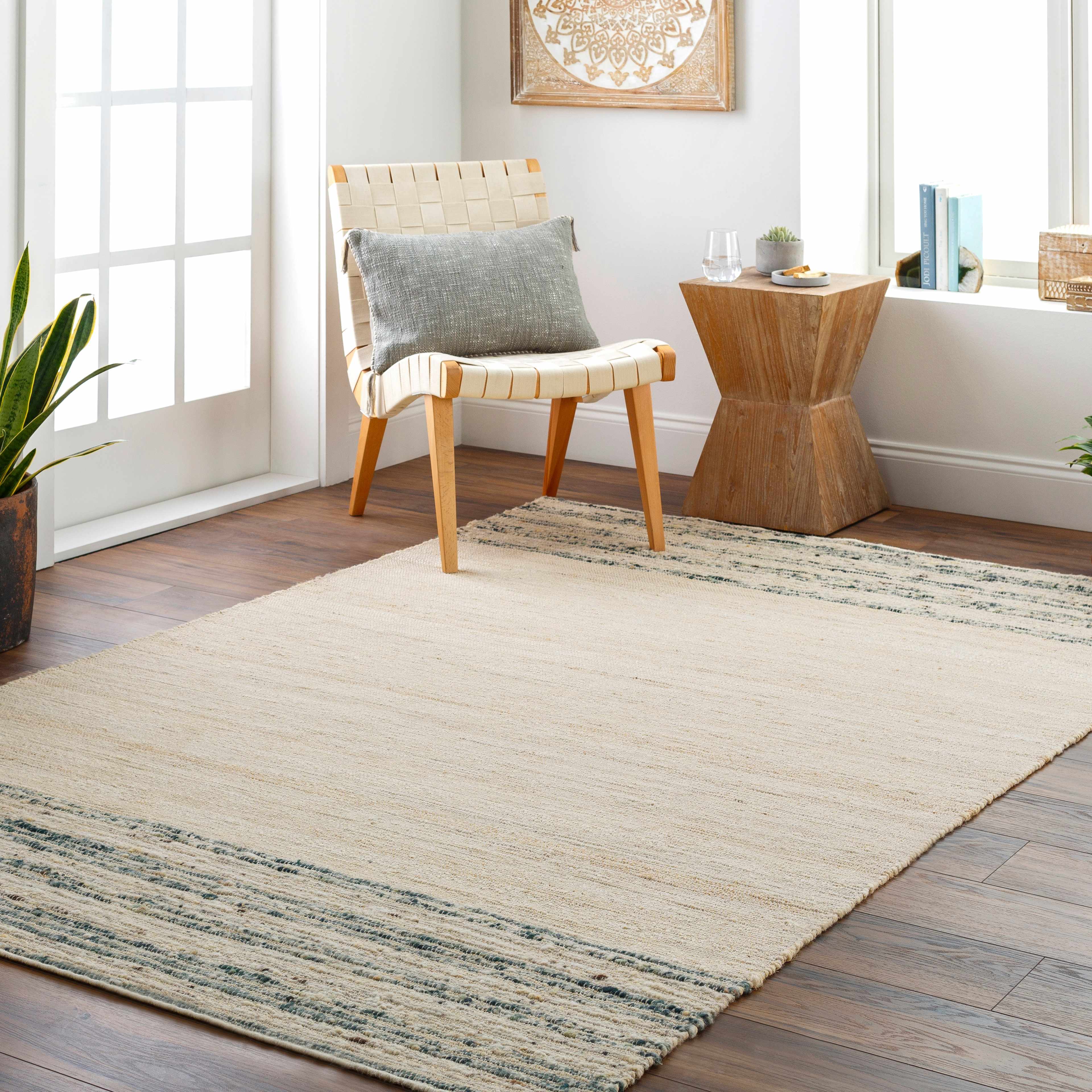 Erast 6' x 9' Jute Area Rug - Hauteloom