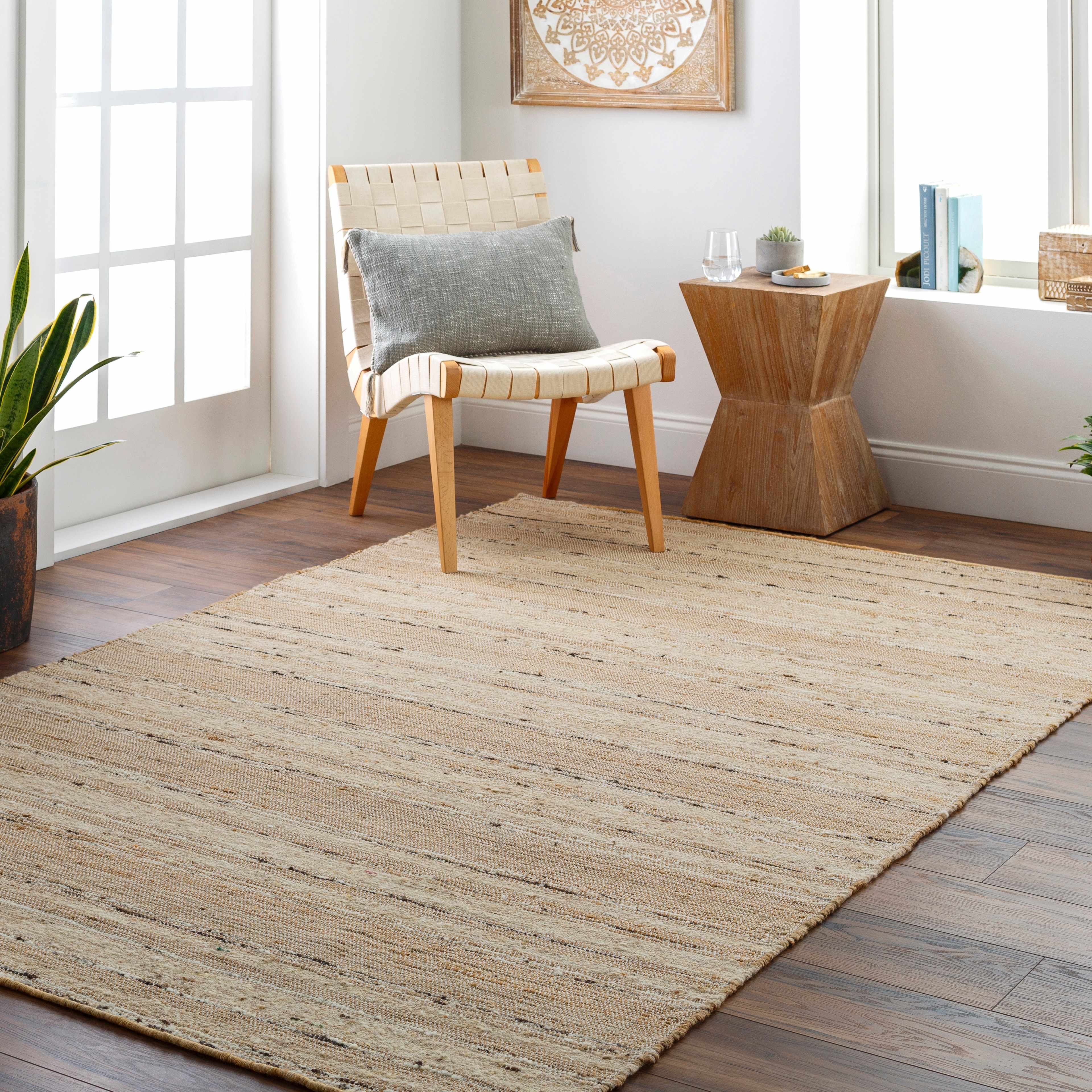 Jaka 6' x 9' Jute Area Rug - Hauteloom
