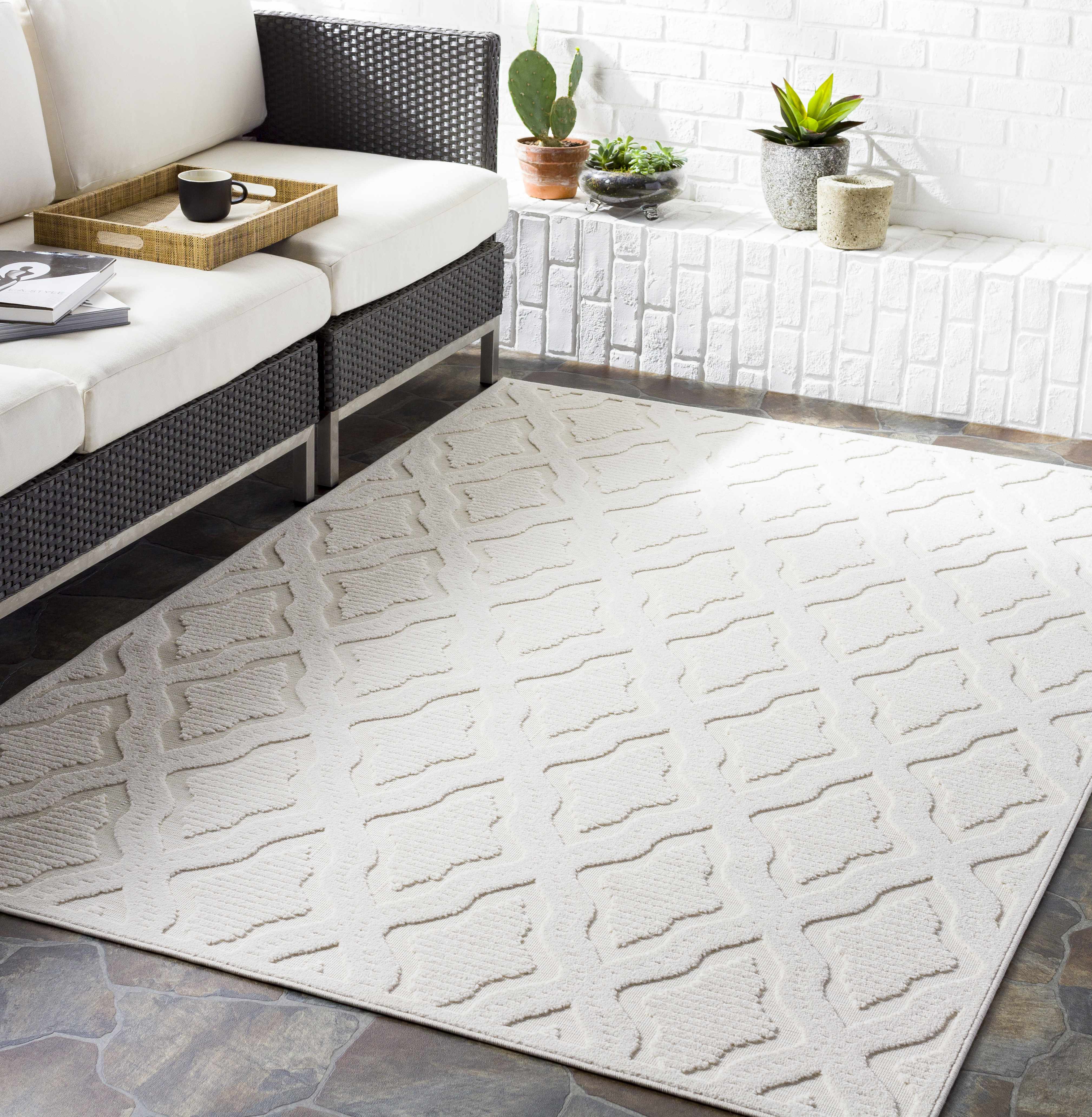 Homebush 2' x 2'11in Outdoor Area Rug - Hauteloom