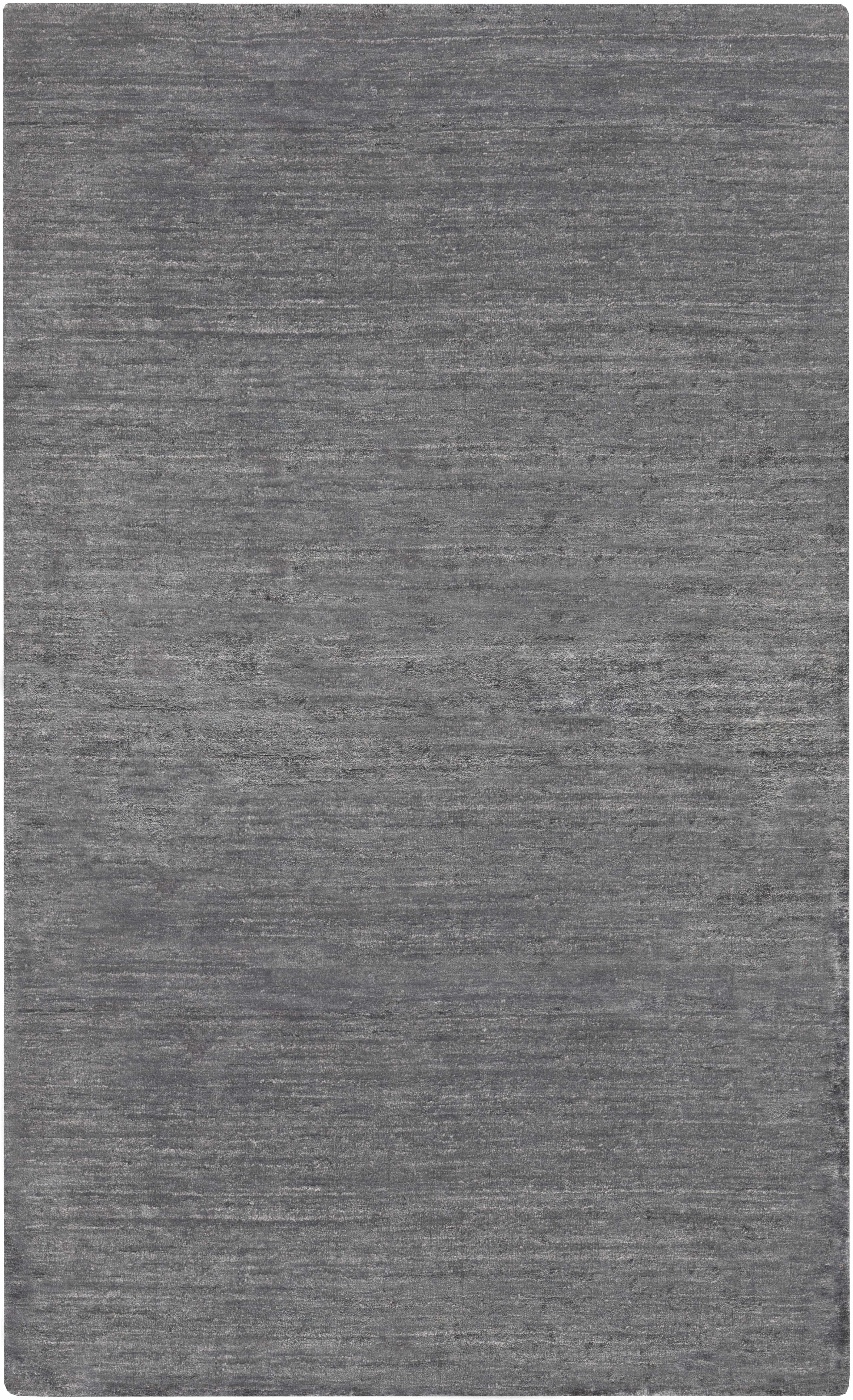 Sully 3'6in x 5'6in Solid & Border Handmade Solid Stripes Area Rug - Hauteloom