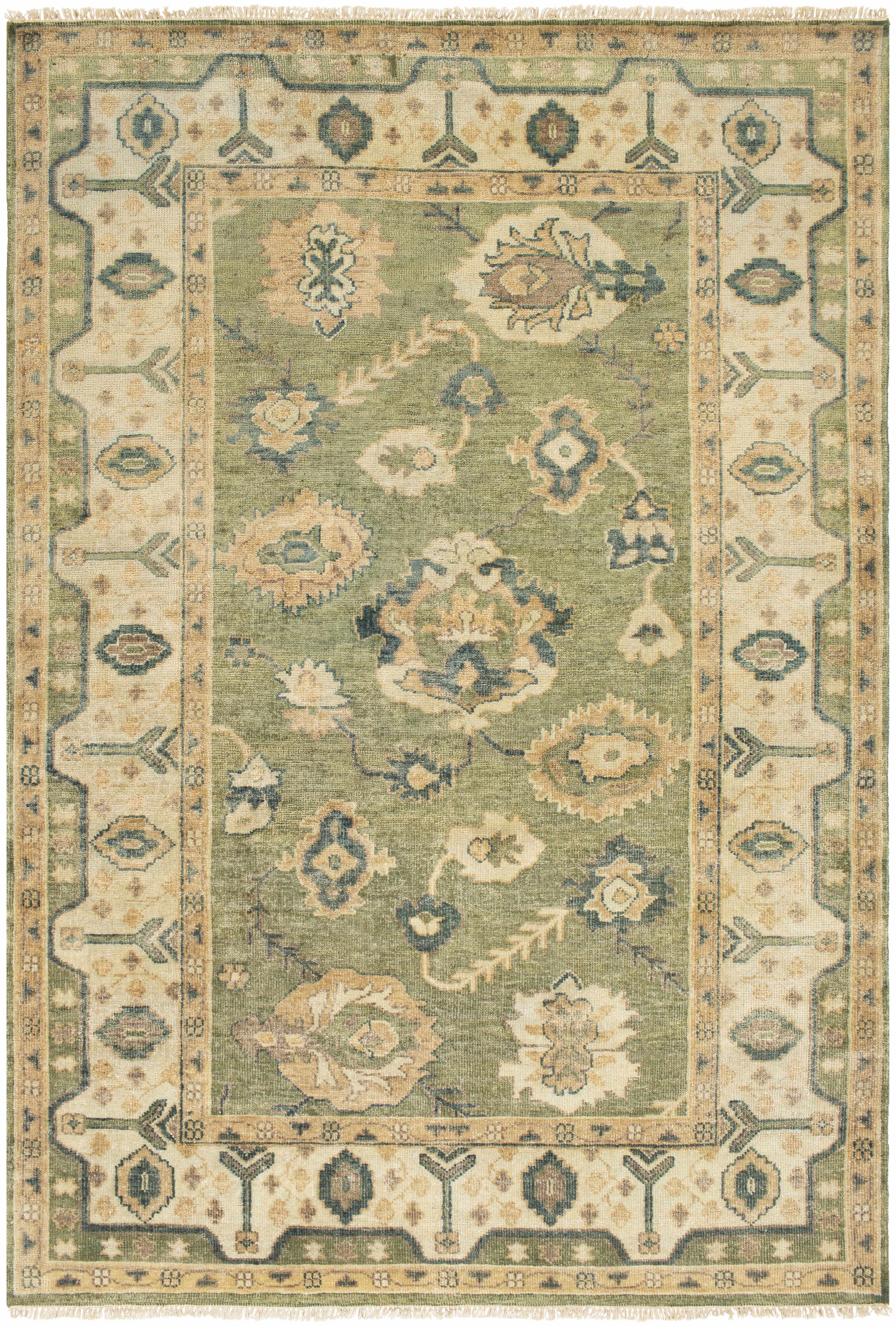 Seelyville 5'6in x 8'6in Traditional NZ Wool Area Rug - Hauteloom
