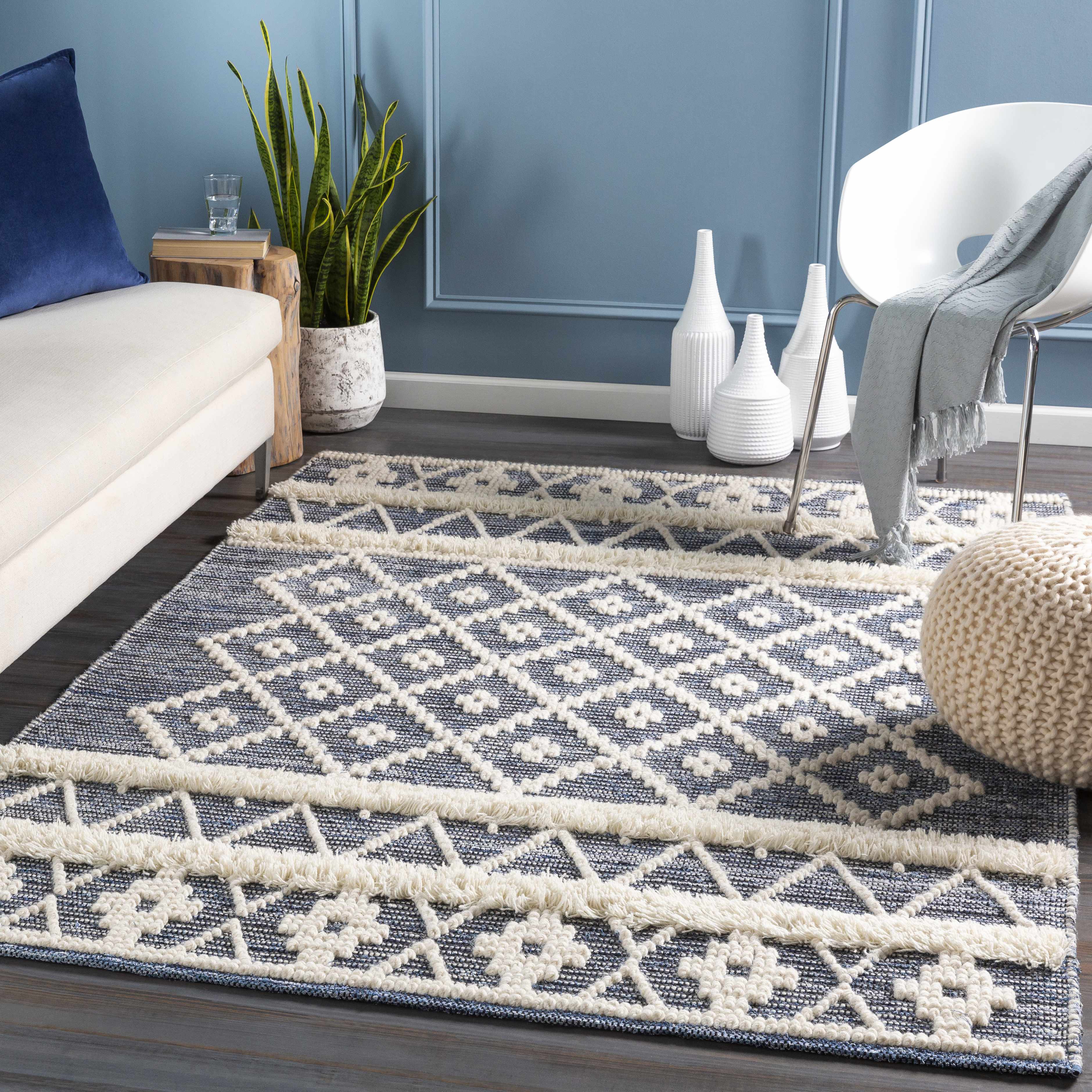 Miandetta 2' x 3' Wool Area Rug - Hauteloom