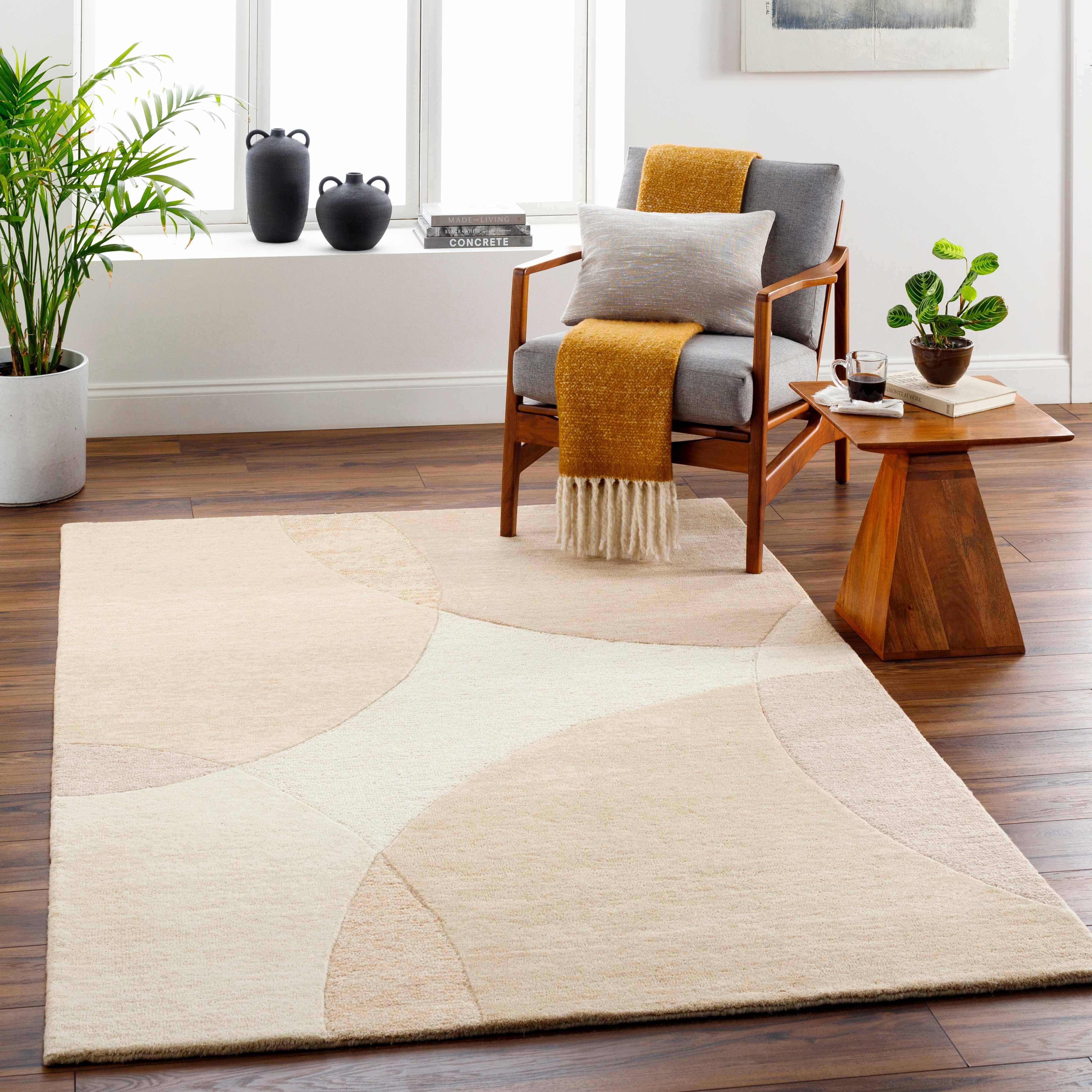 Bogda 6' x 9' Wool Area Rug - Hauteloom
