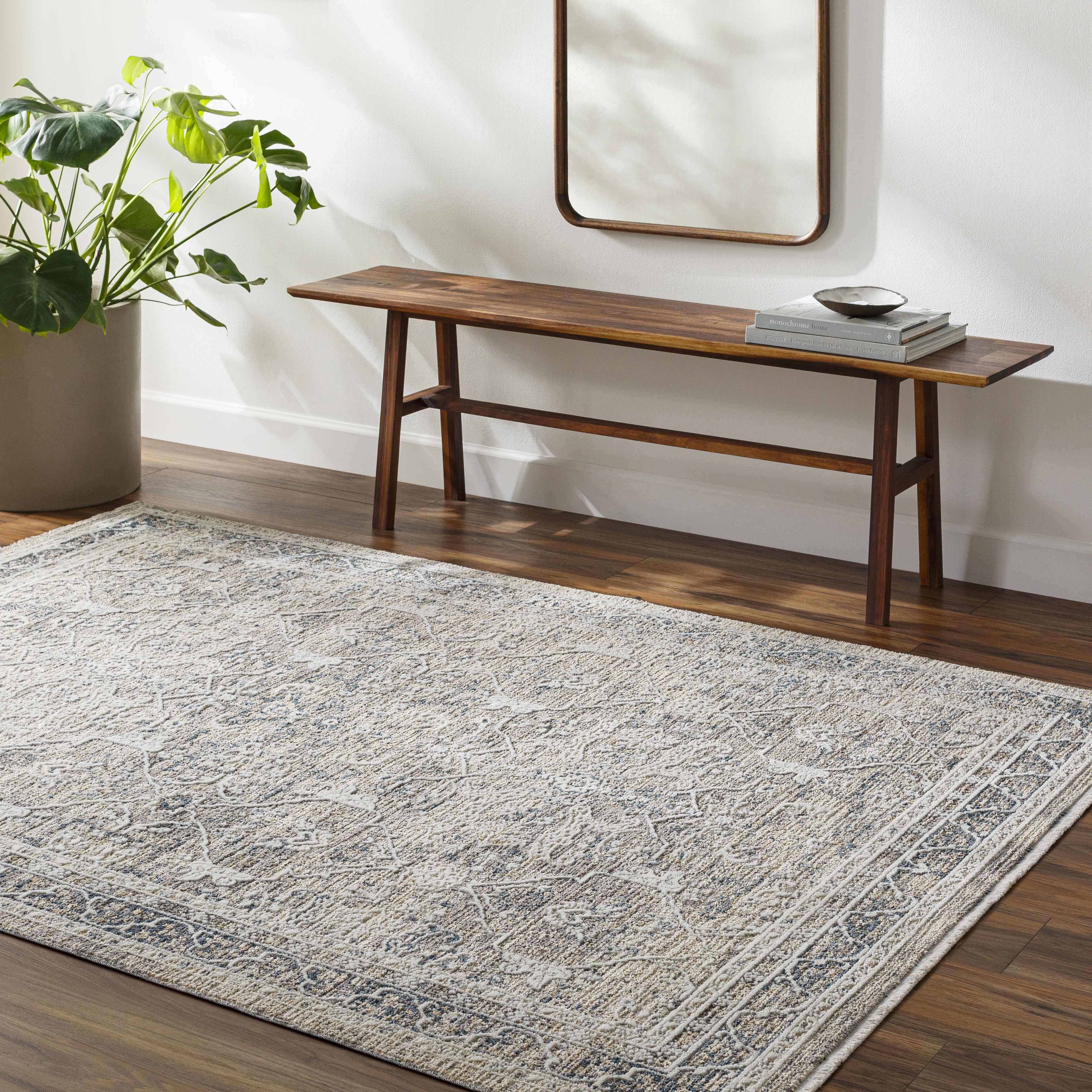 Jenue 5'3in x 7' Area Rug - Hauteloom