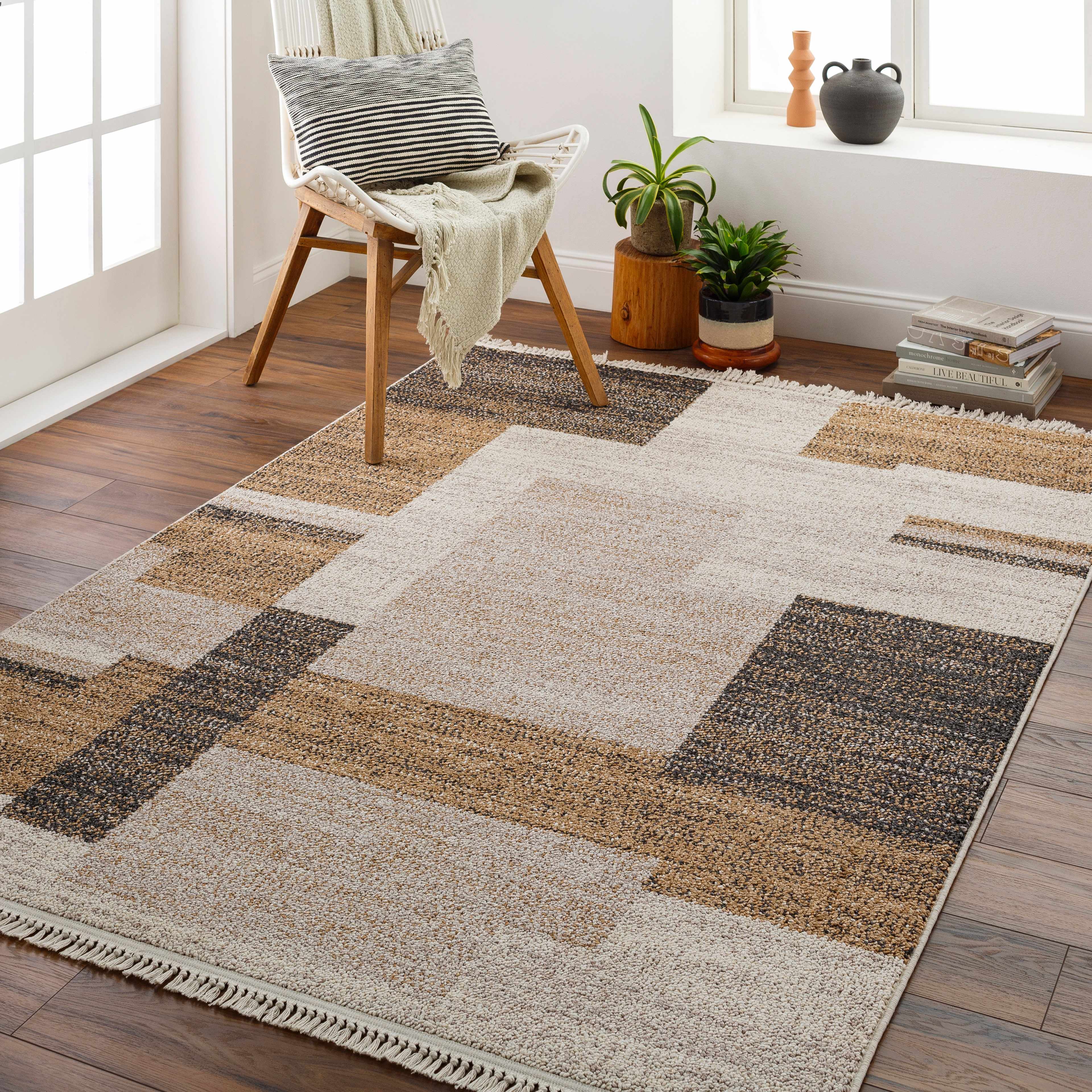 Asim 5'3in x 7' Area Rug - Hauteloom