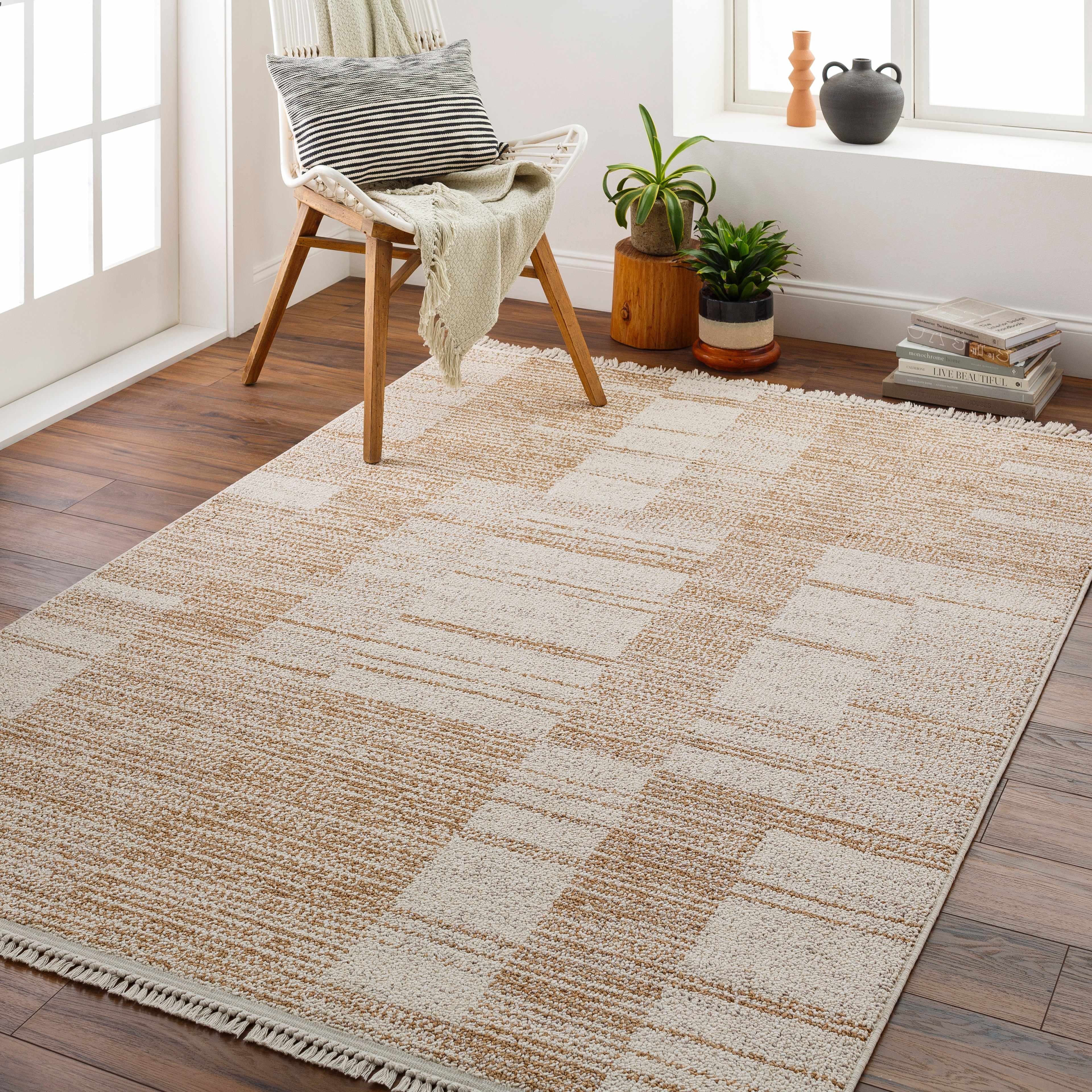 Zoma 6'7in x 9' Area Rug - Hauteloom