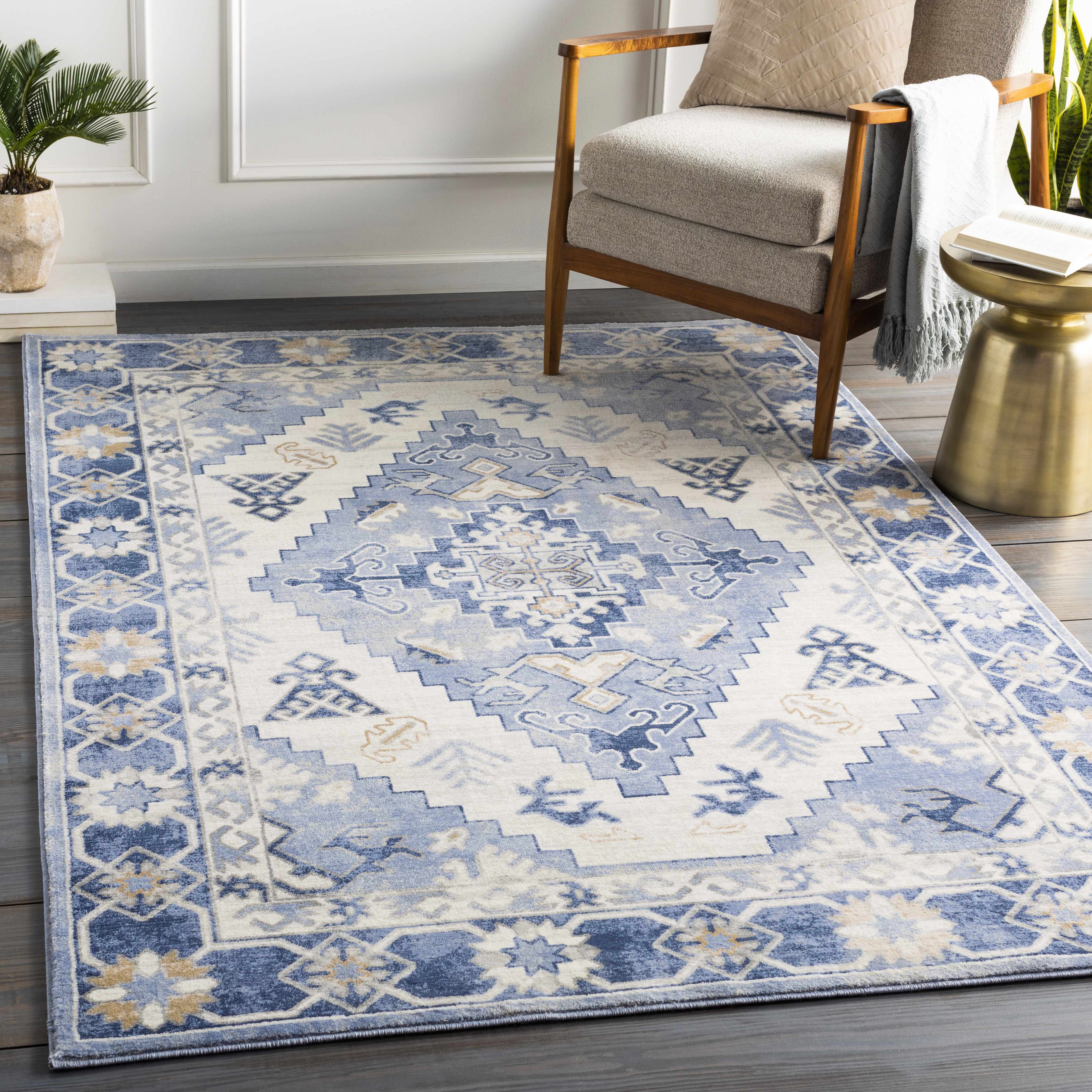 Hilo 7'10in x 10'2in Updated Traditional Area Rug - Hauteloom