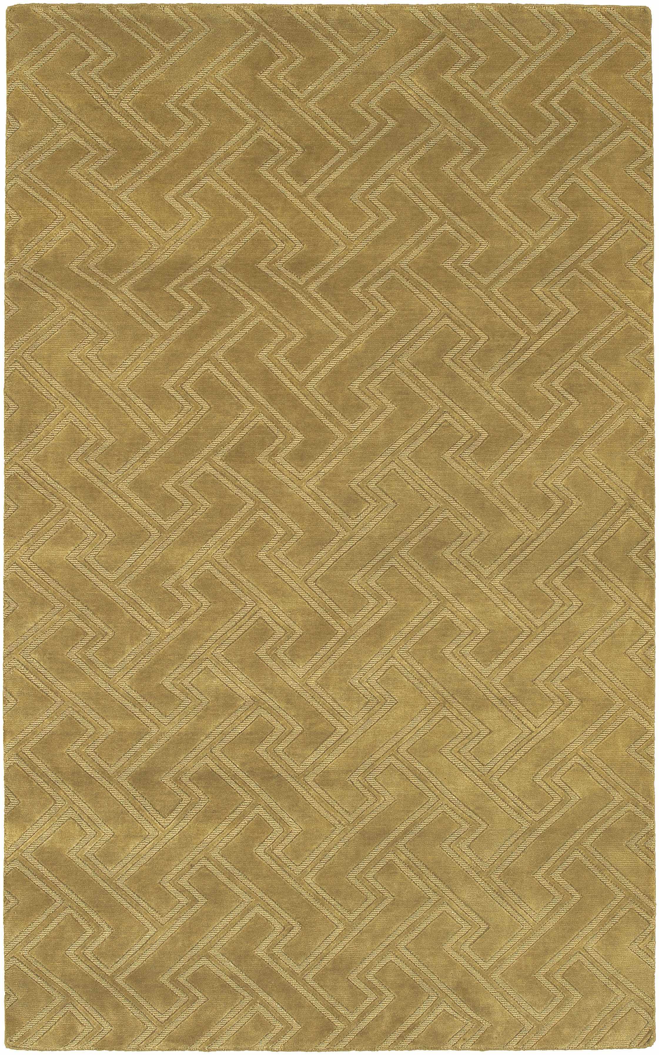 Kittery 5' x 8' Solid Stripes NZ Wool Area Rug - Hauteloom
