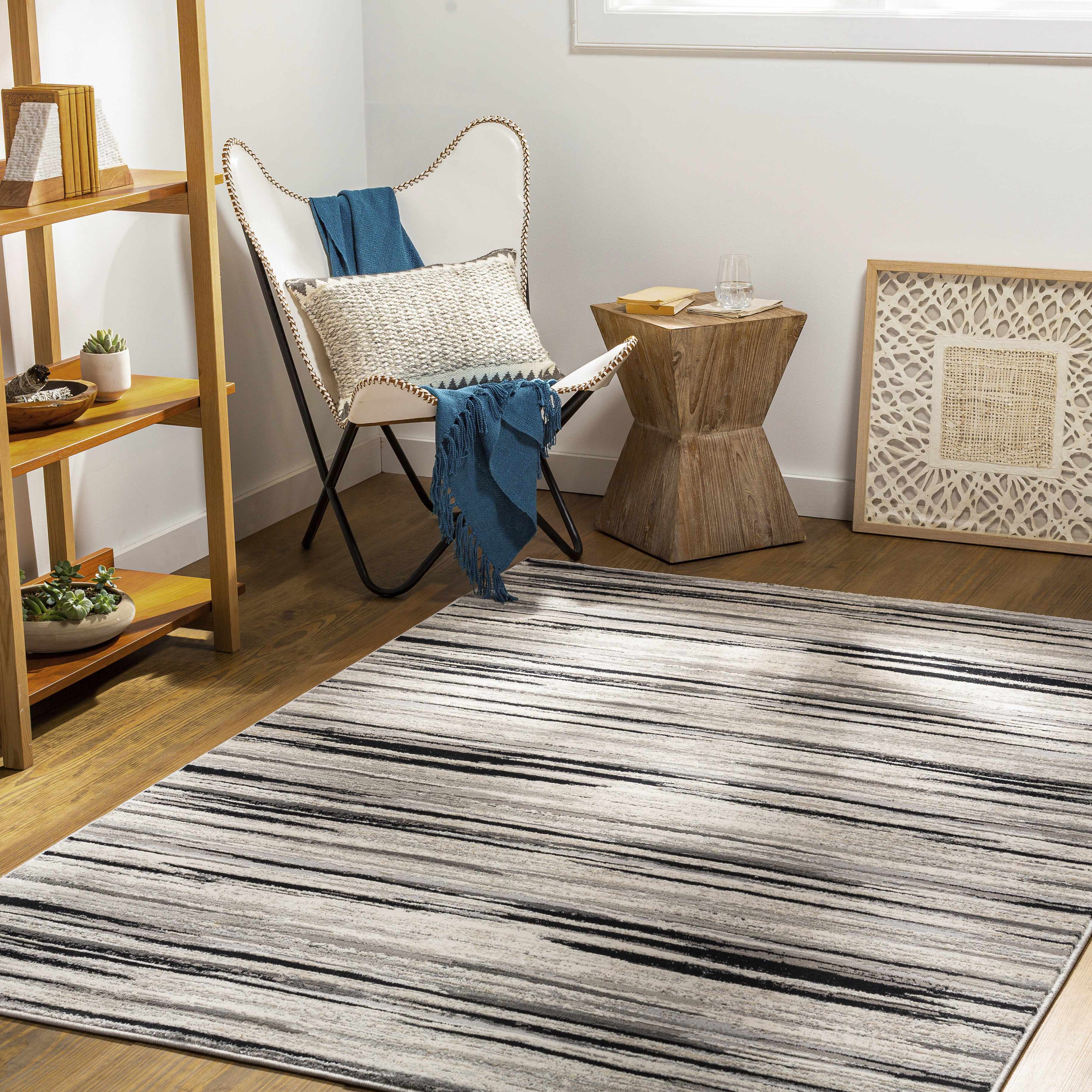 Harran 8'10in x 12' Modern Contemporary Bohemian Abstract Area Rug - Hauteloom