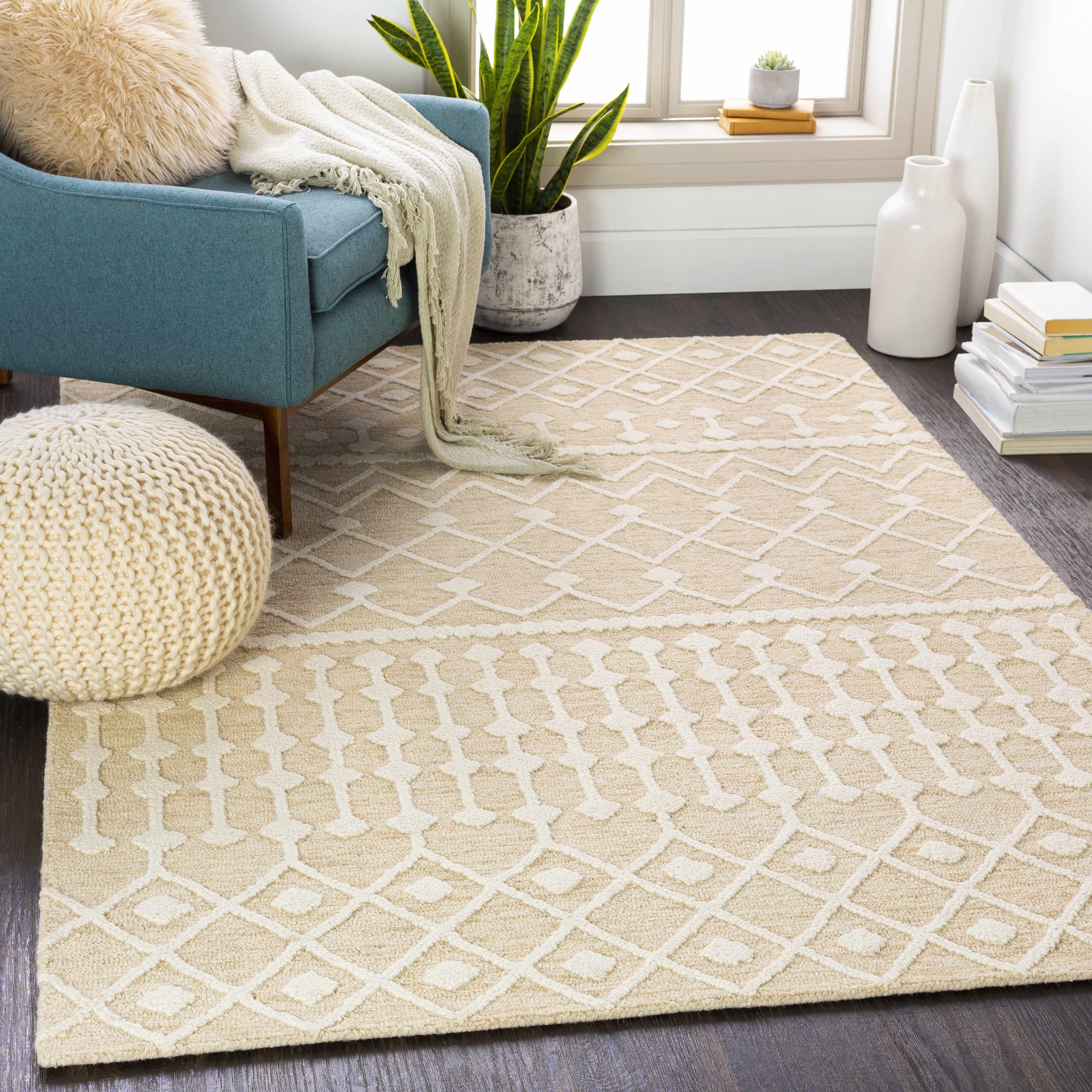 Kojonup 8'10in x 12' Wool Area Rug - Hauteloom
