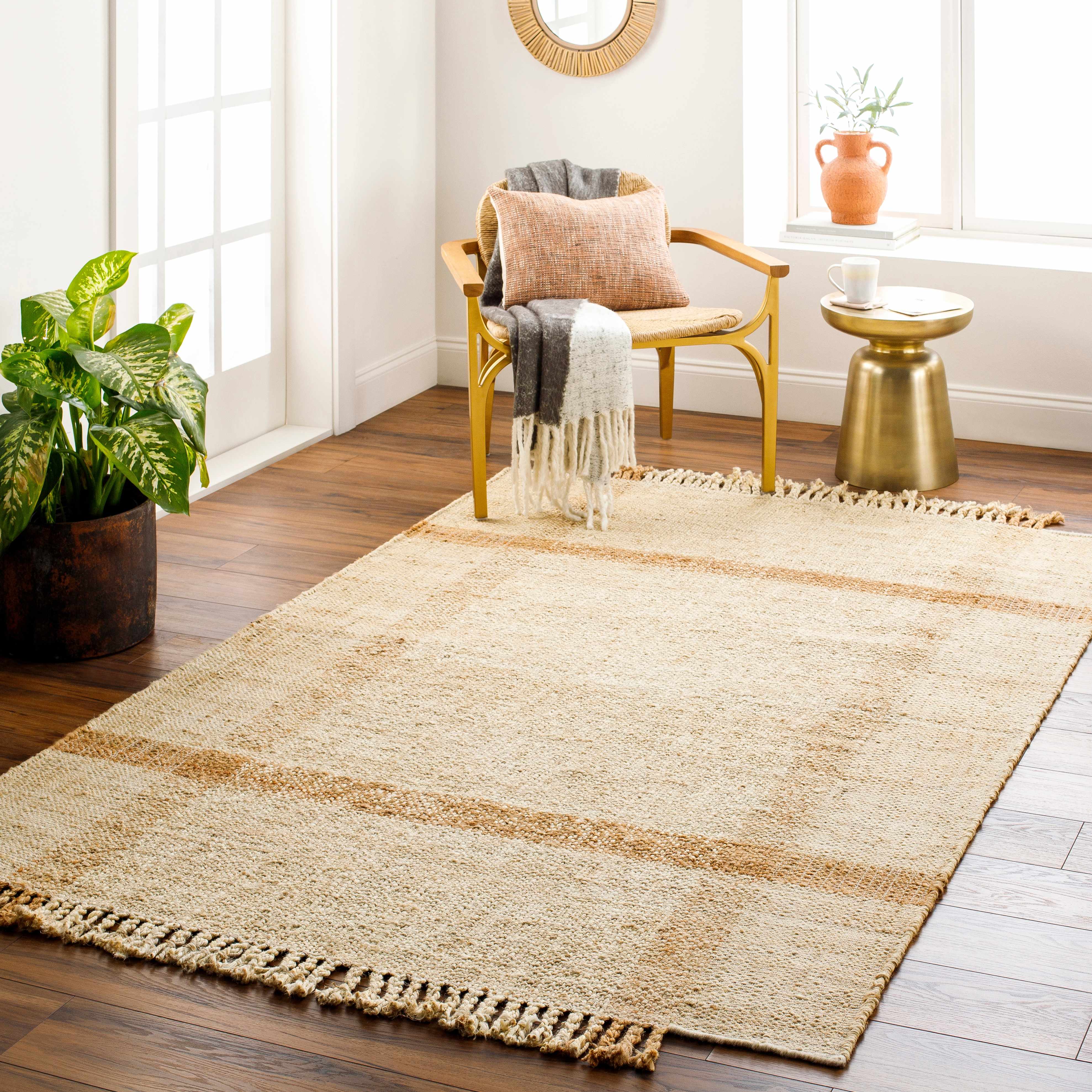 Errin 8' x 10' Jute Area Rug - Hauteloom