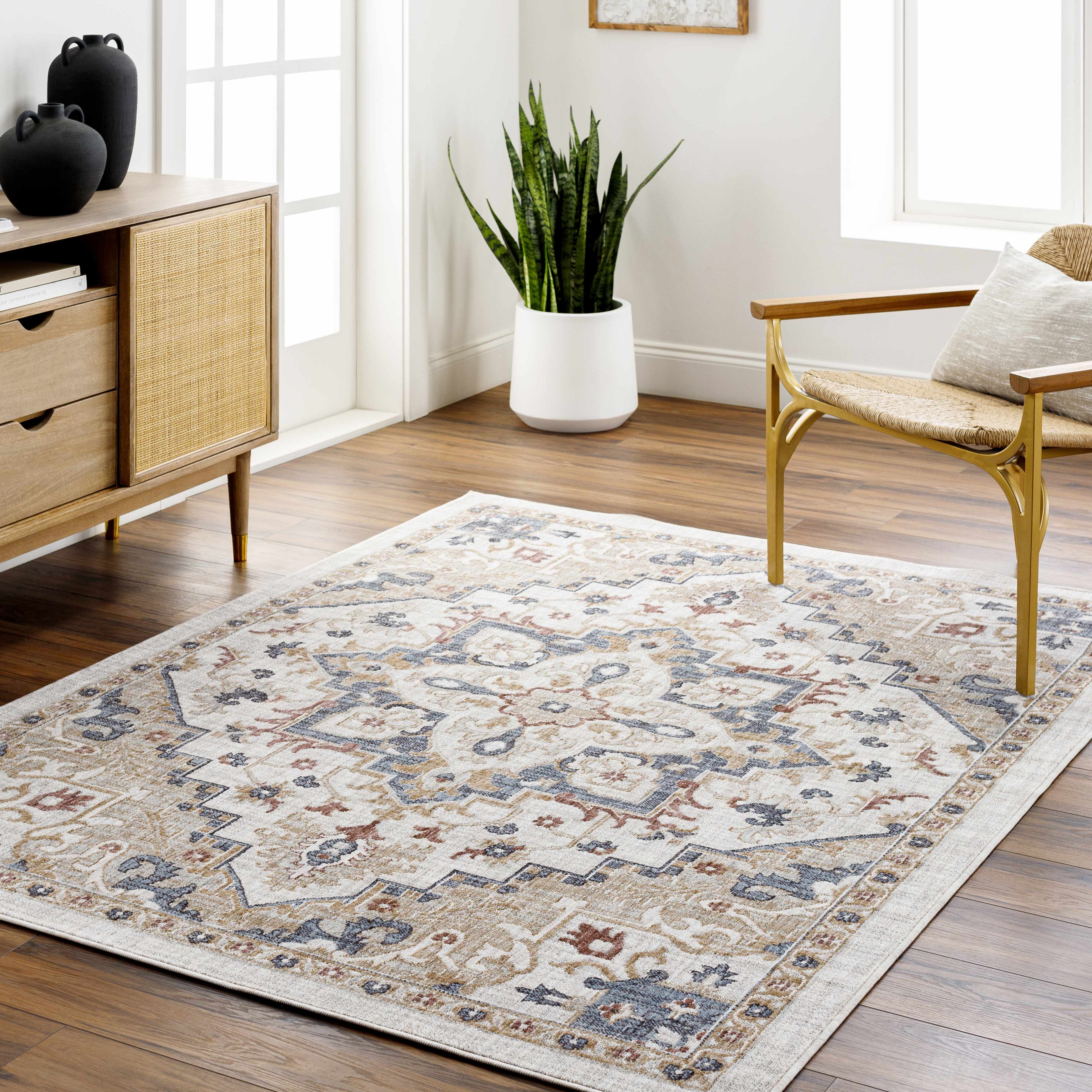 Lewa 5'3in x 7' Area Rug - Hauteloom