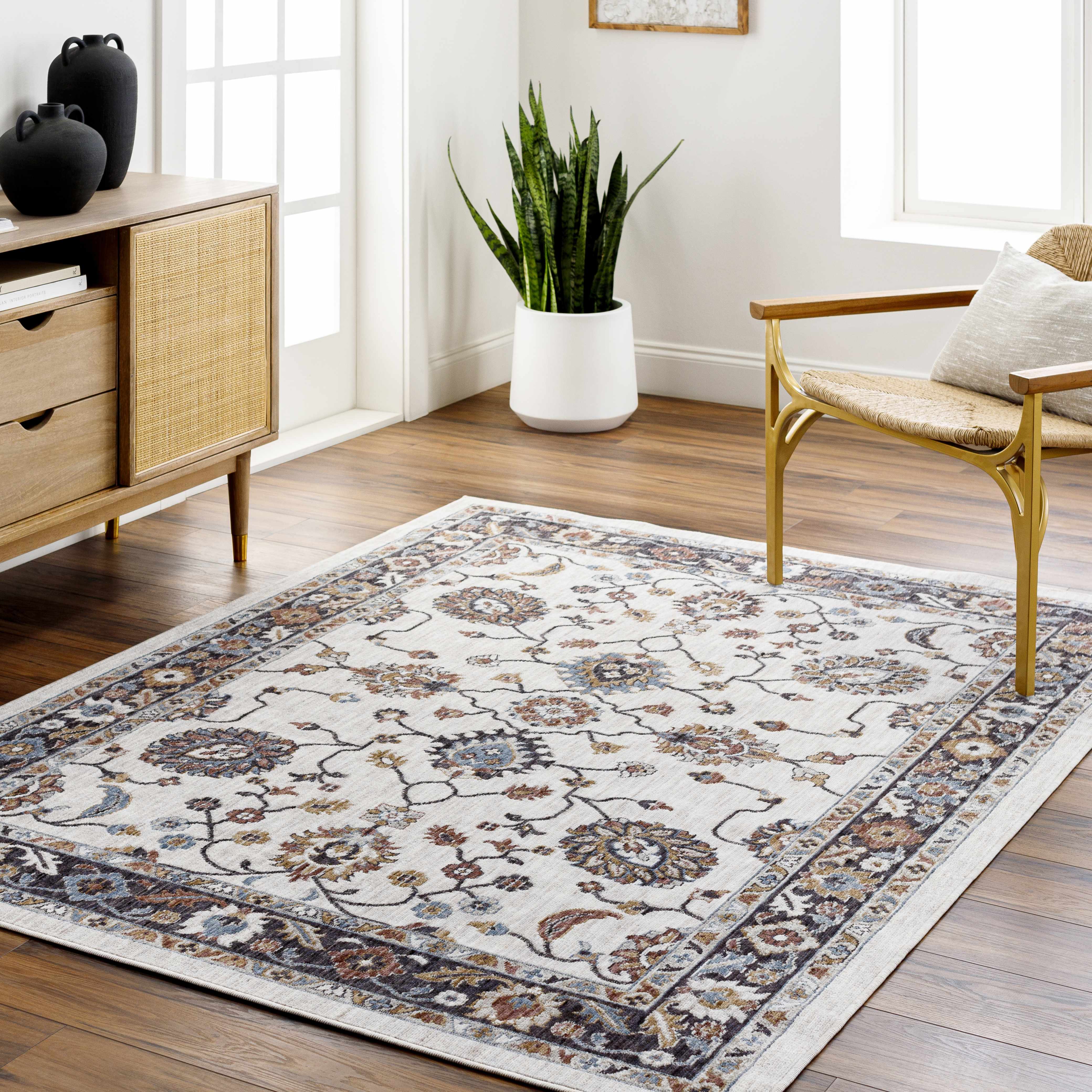 Adjoa 6'7in x 9' Area Rug - Hauteloom