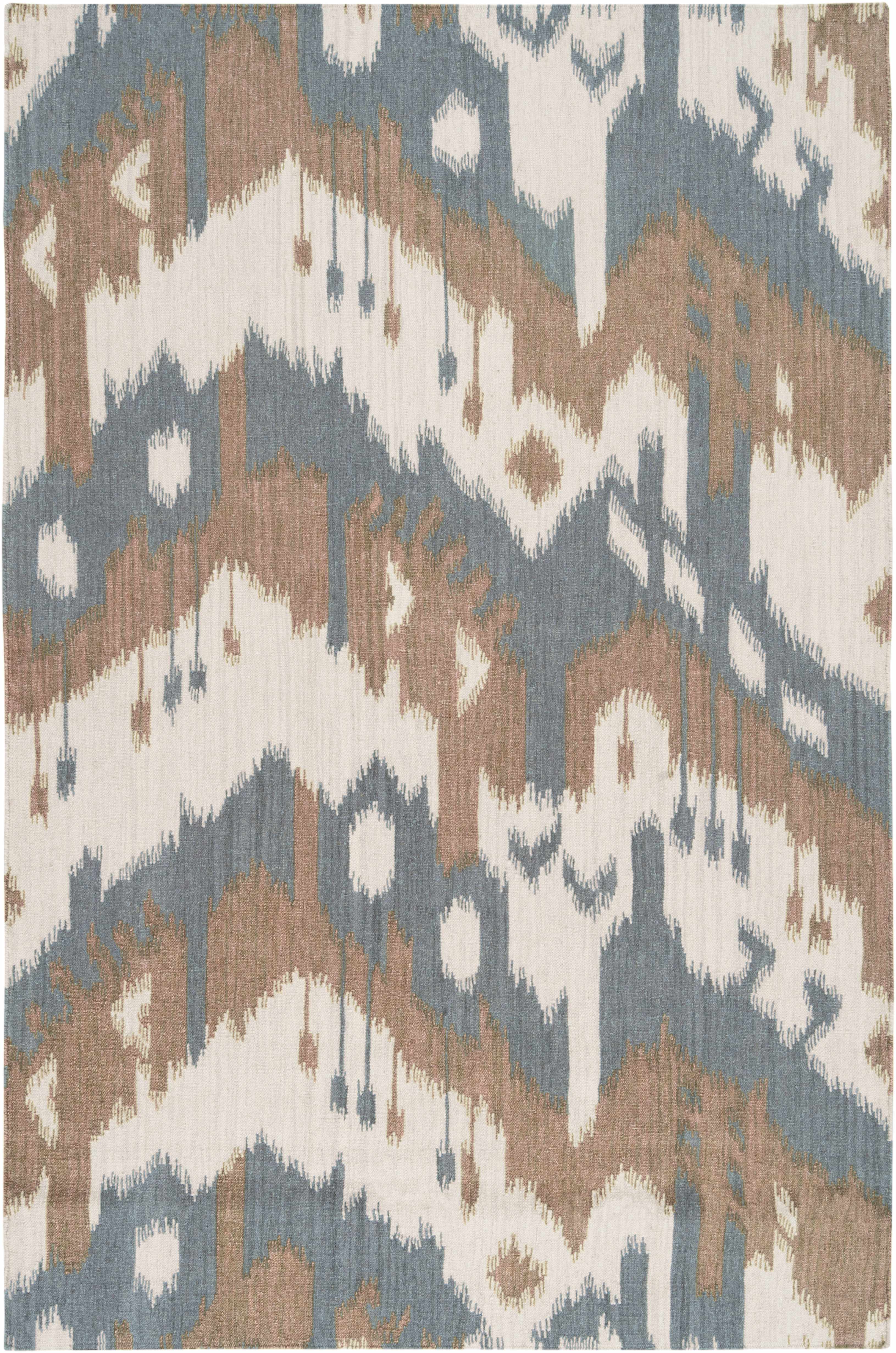 Thunderbolt 2' x 3' Southwest Flat Weave Moroccan Bohemian Wool Area Rug - Hauteloom