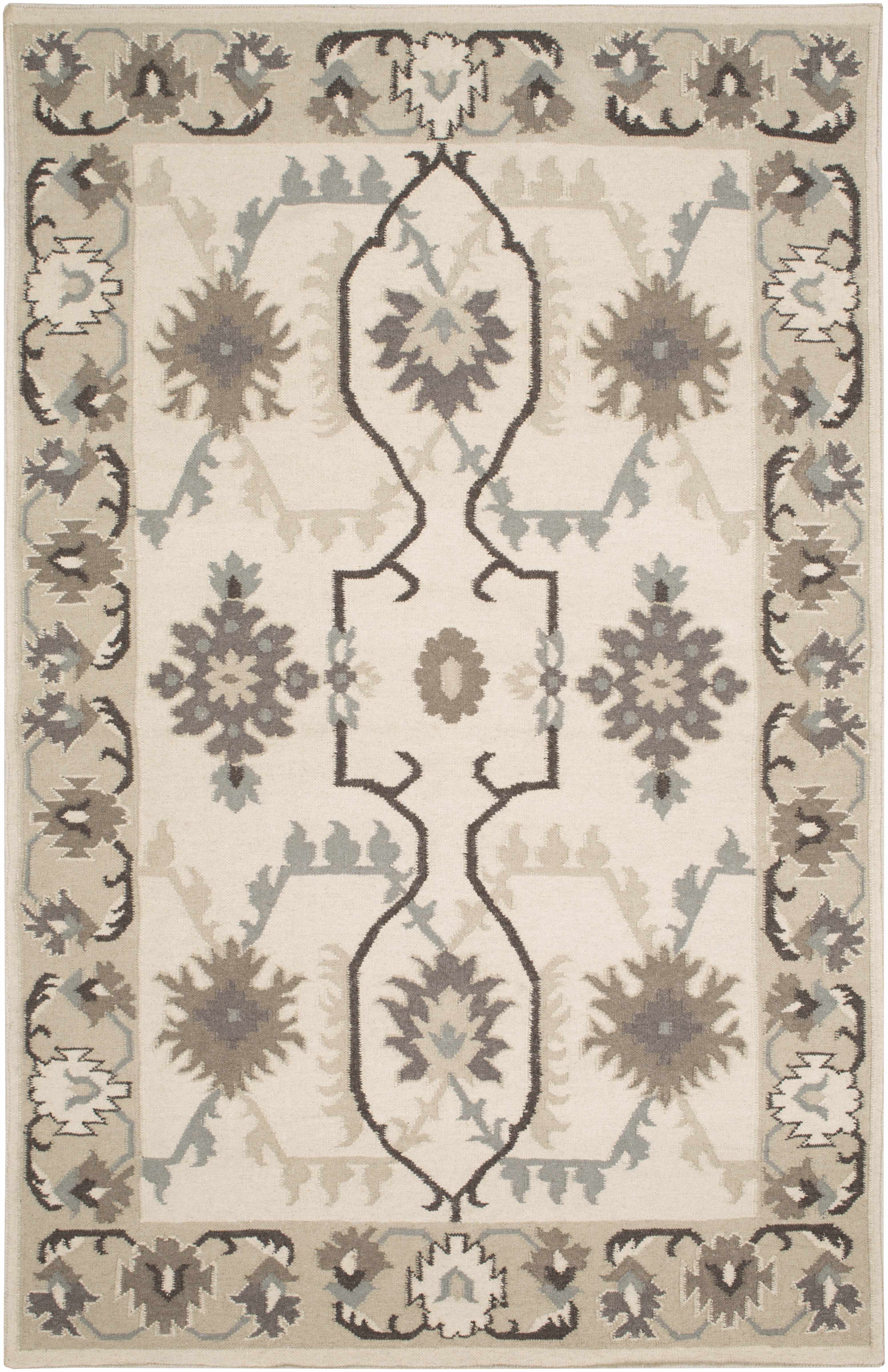 Plessis 2' x 3' Southwest Flatweave Southwestern Moroccan Wool Area Rug - Hauteloom