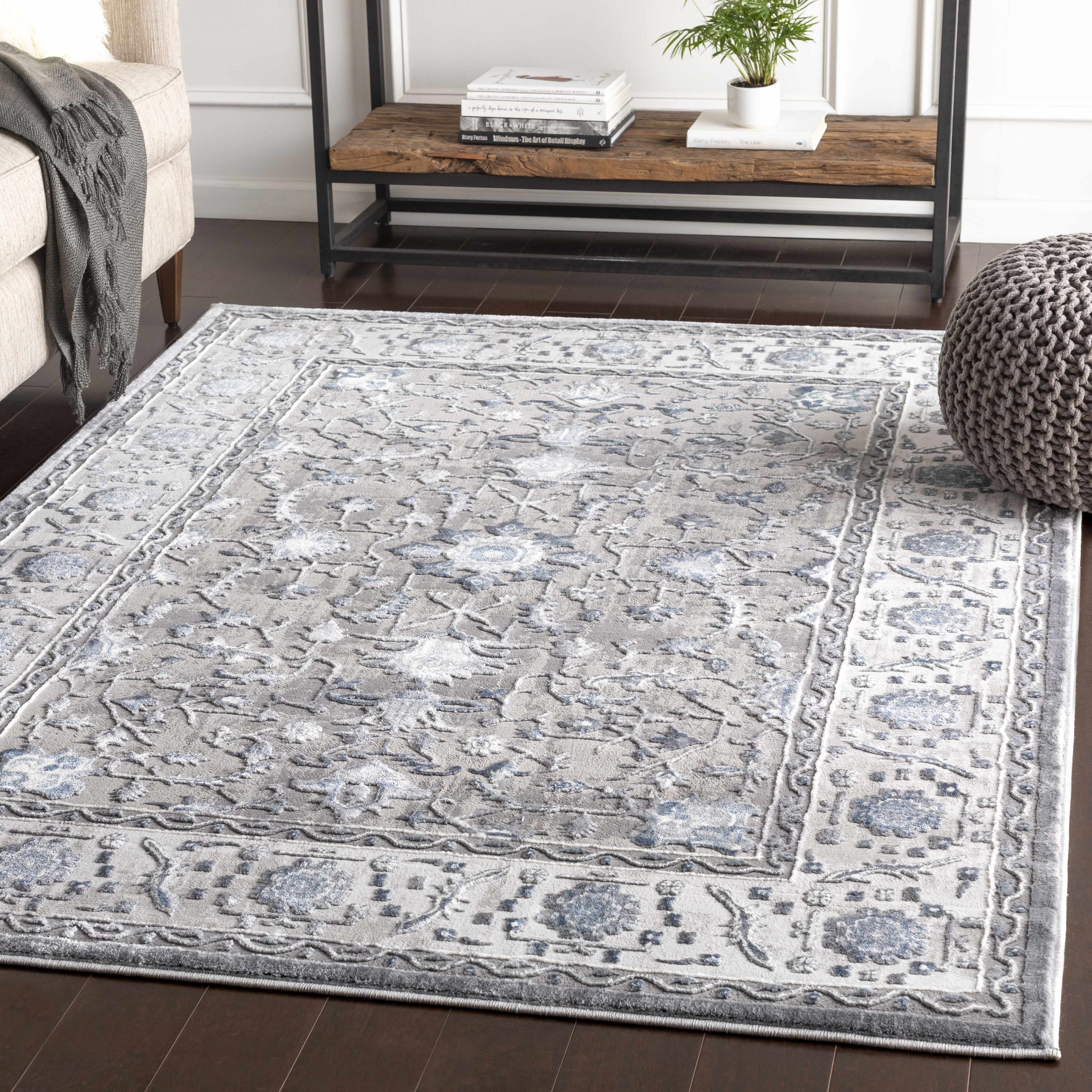 Gratton 2' x 2'11in Updated Traditional Area Rug - Hauteloom