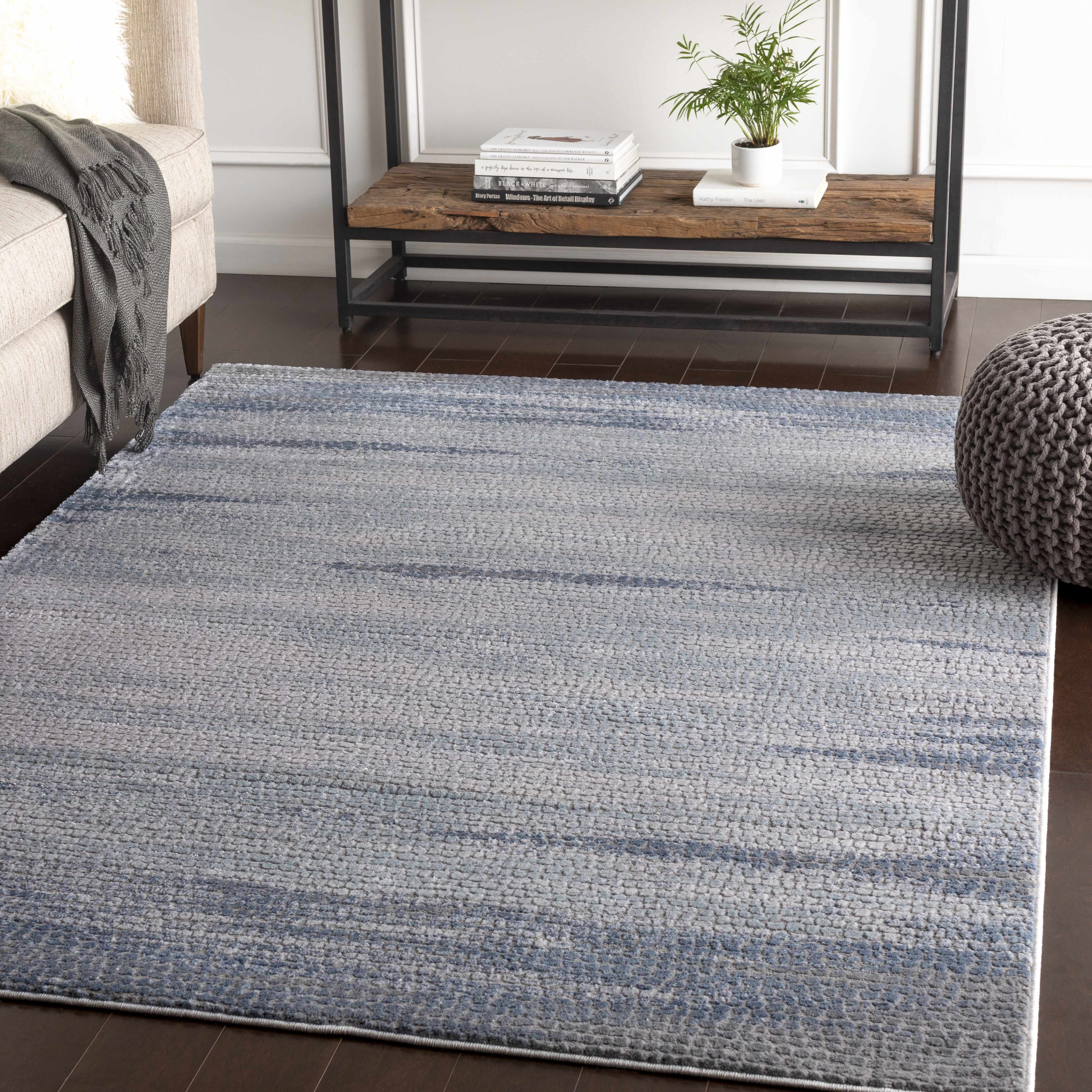 Sealy 6'7in x 9'6in Modern Area Rug - Hauteloom