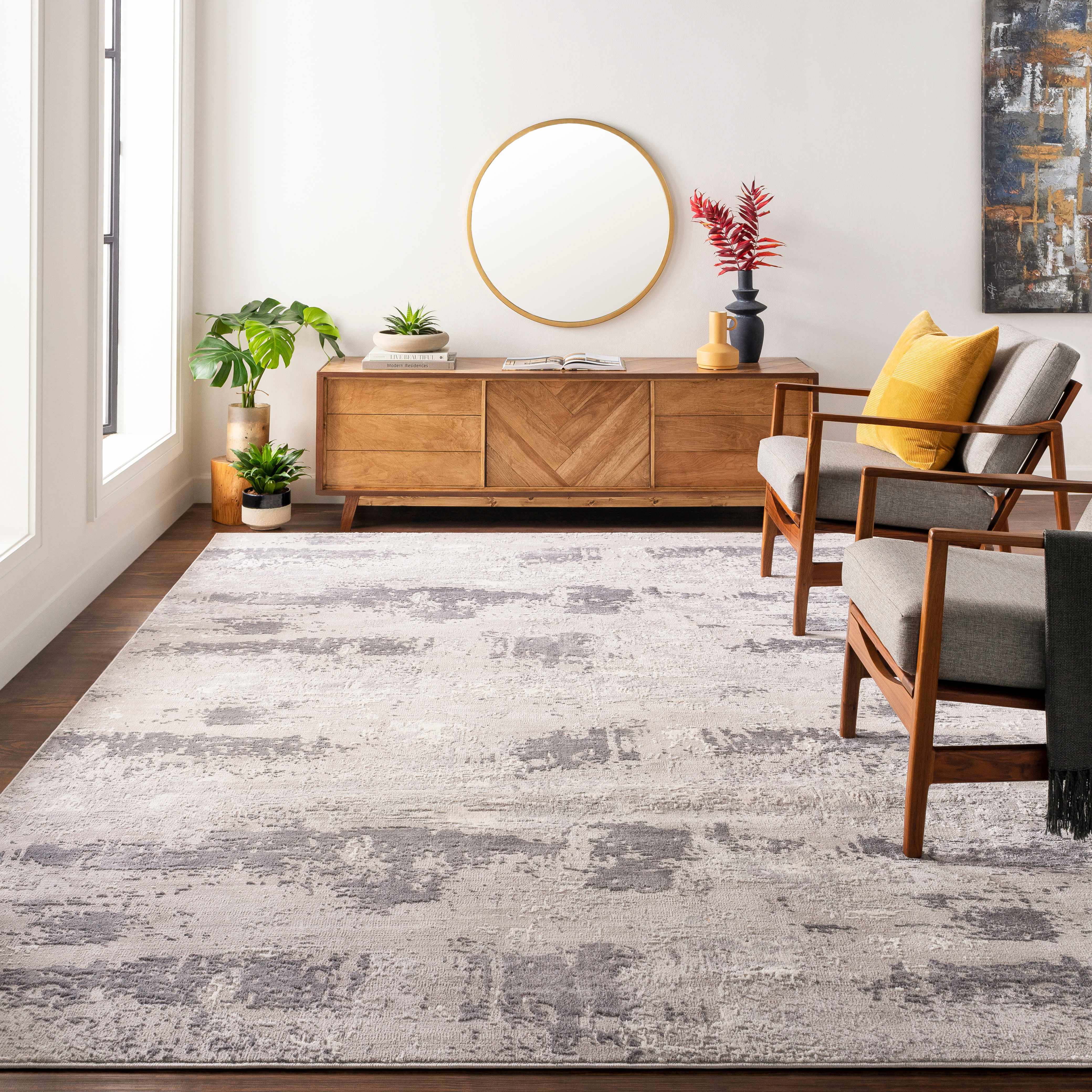 Neponsit 6'7in x 9'6in Modern Area Rug - Hauteloom
