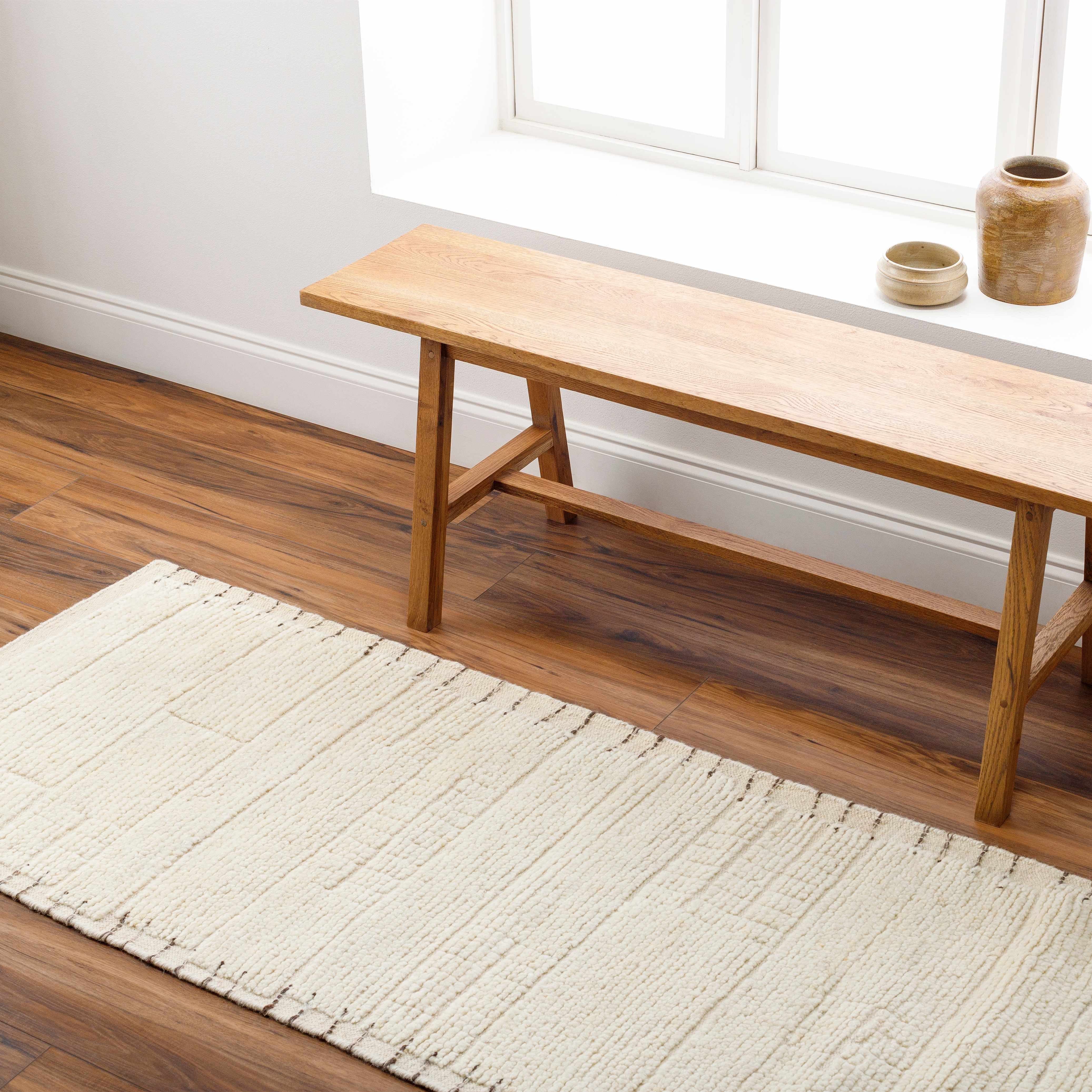 Bernd 2'6in x 8' Wool Runner - Hauteloom