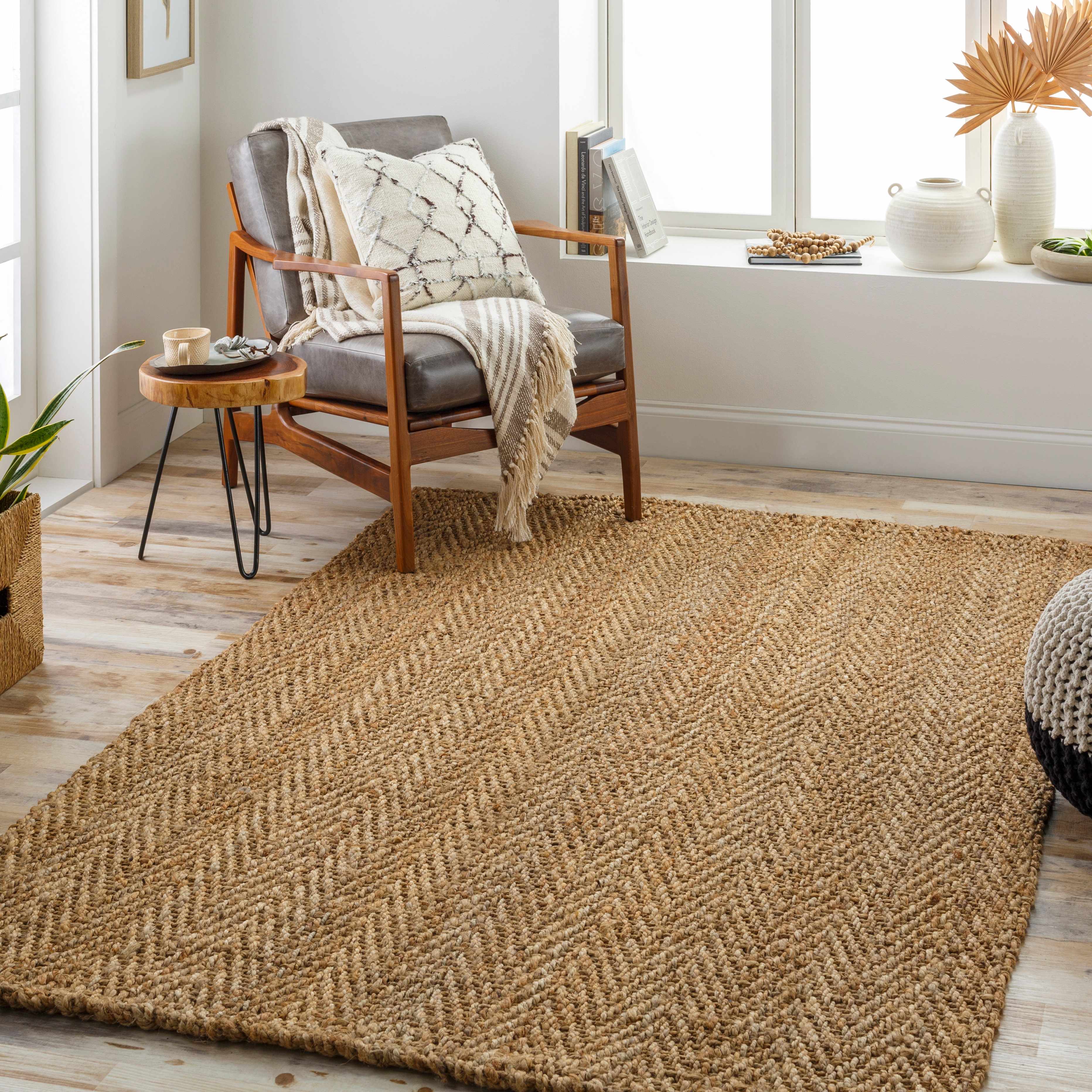 Asaka 2'6in x 8' Jute Runner - Hauteloom