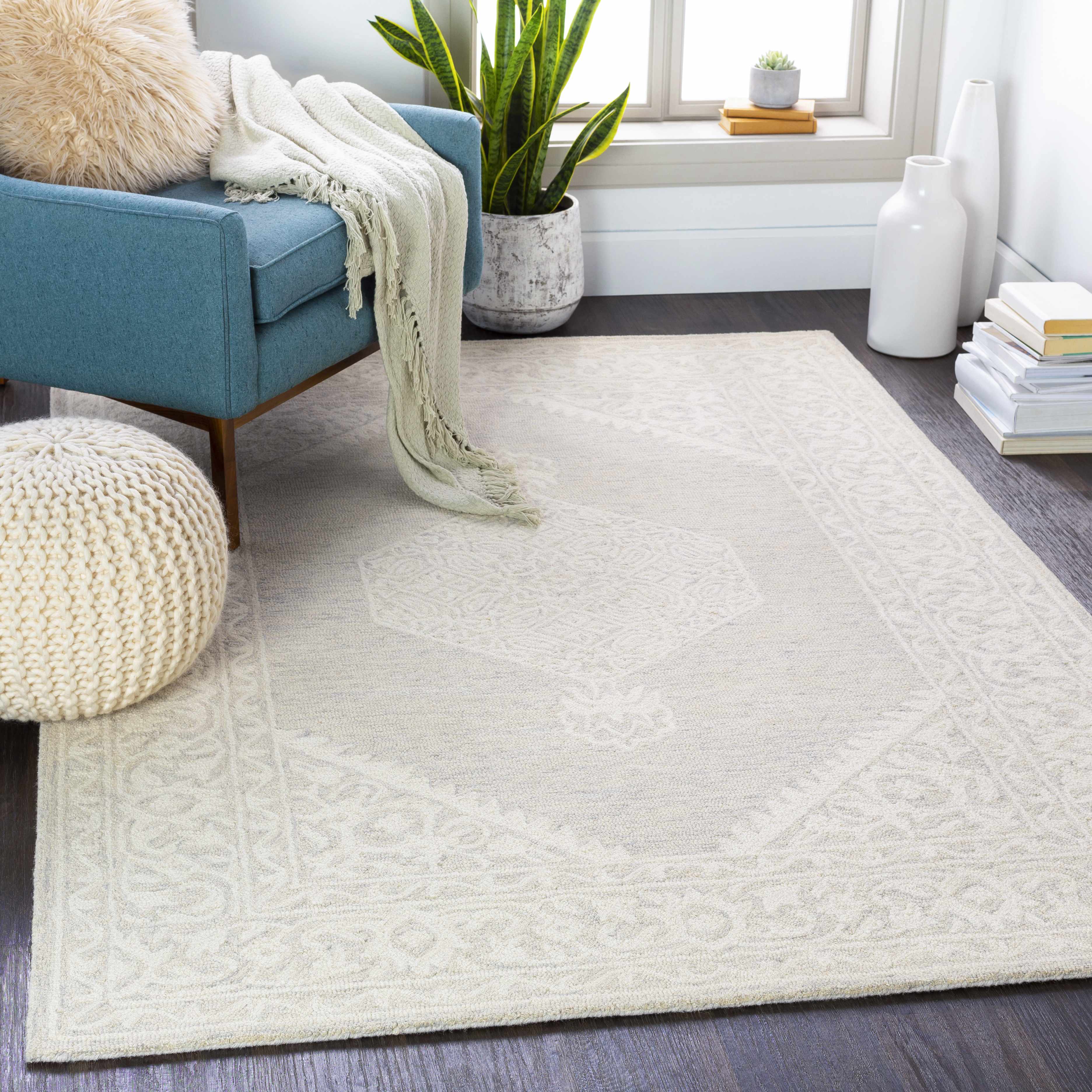 Shoemakersvle 8' x 10' Traditional Wool Area Rug - Hauteloom