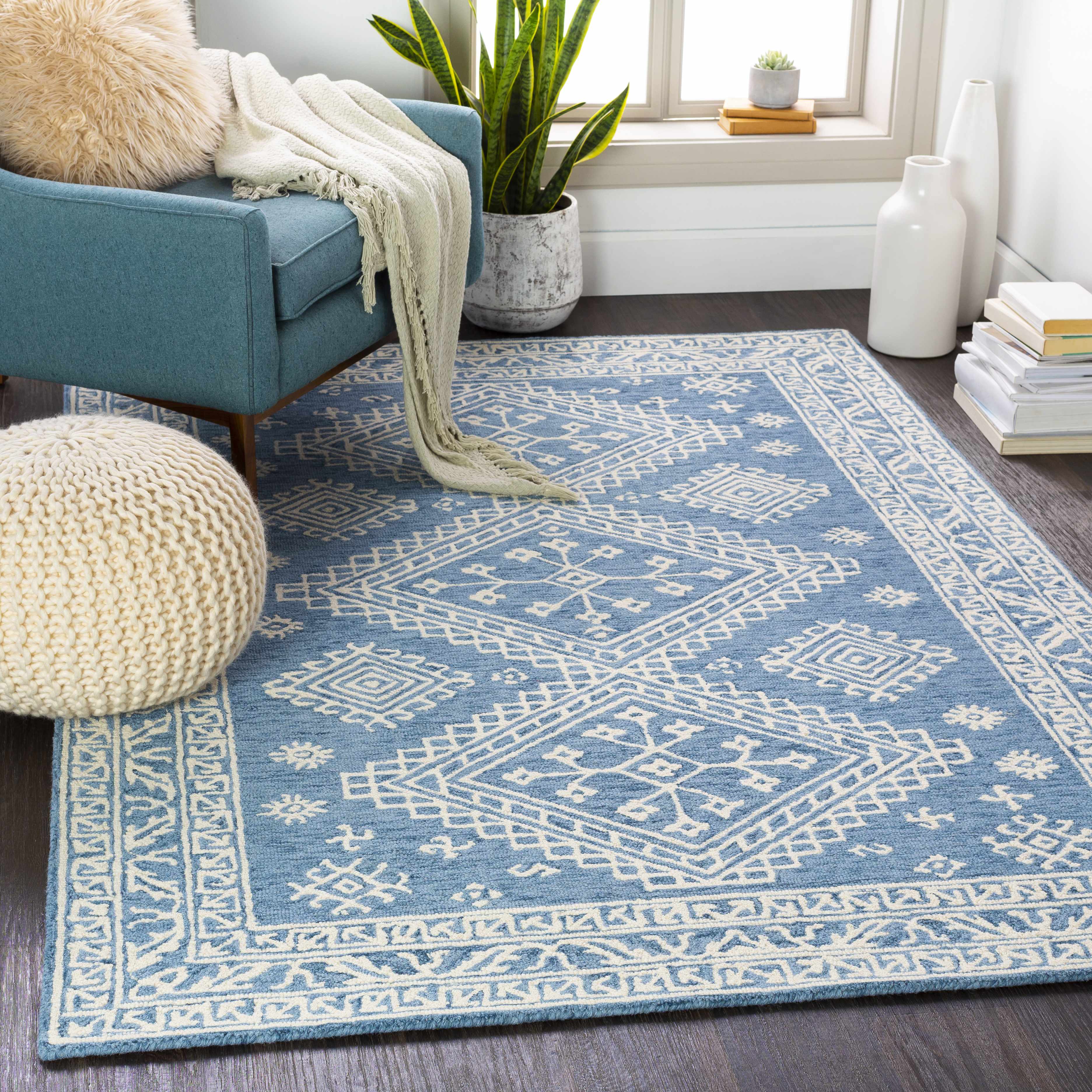 Hectorville 8'10in x 12' Traditional Wool Area Rug - Hauteloom
