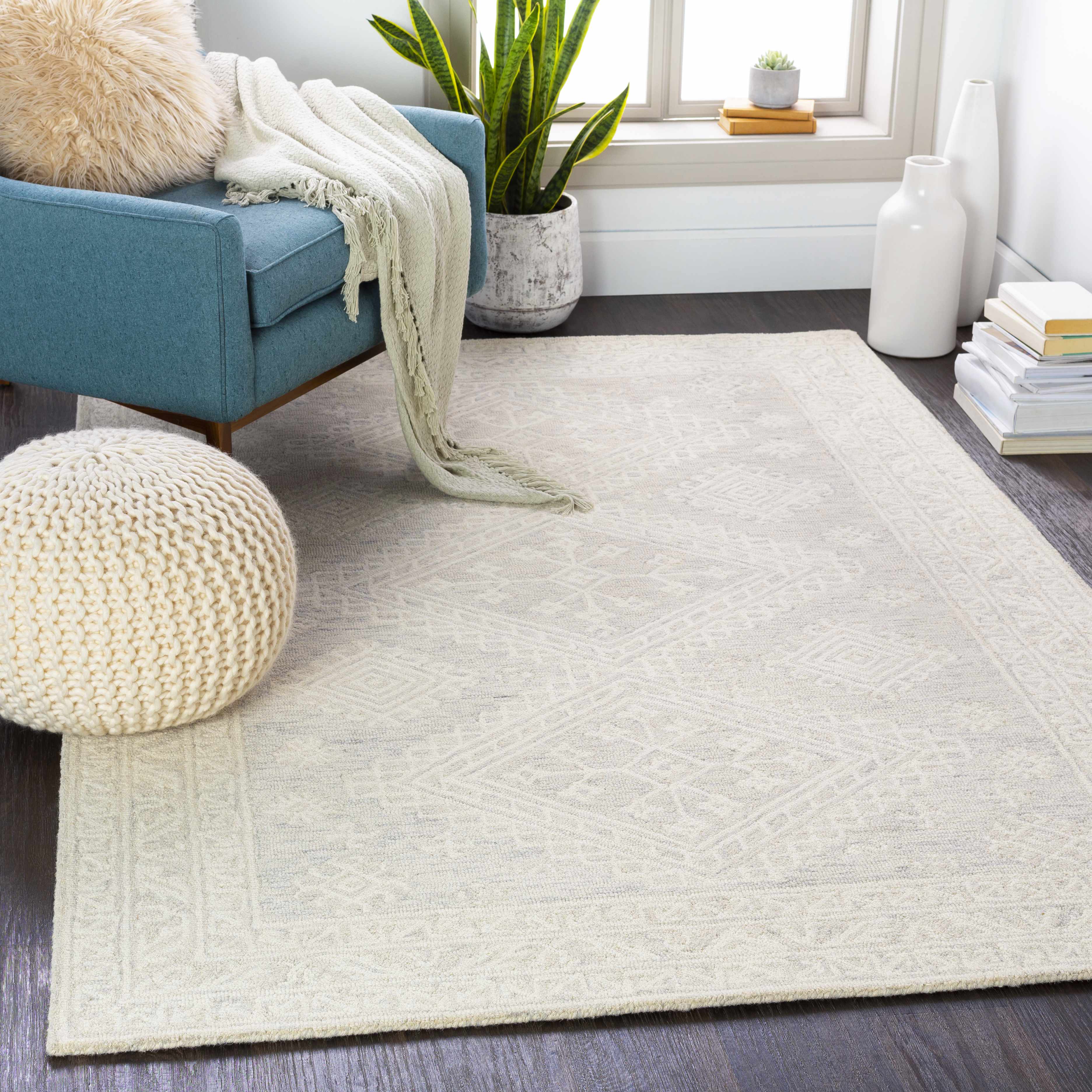 Paloma 6' x 9' Traditional Wool Area Rug - Hauteloom