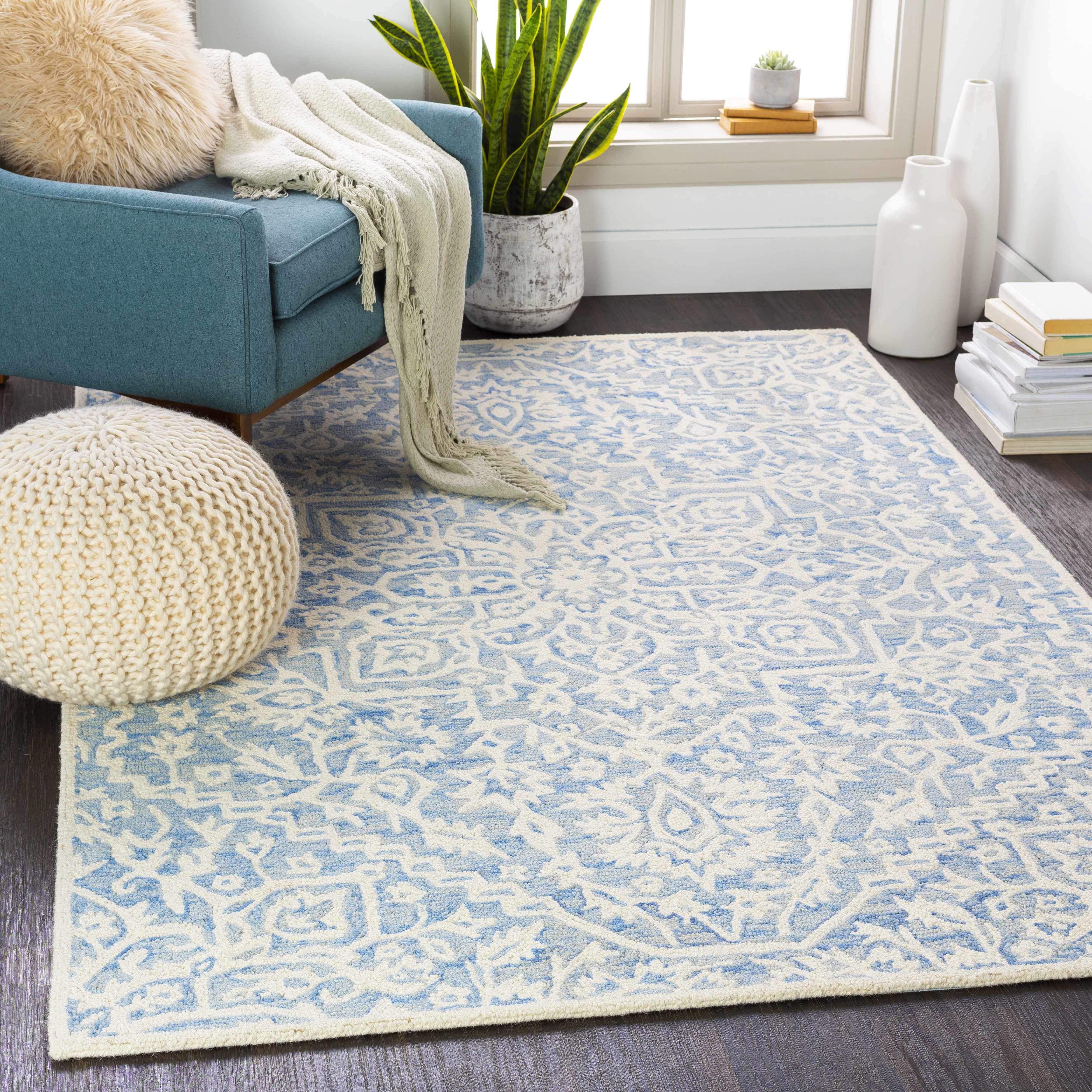 Gagebrook 6' x 9' Traditional Wool Area Rug - Hauteloom