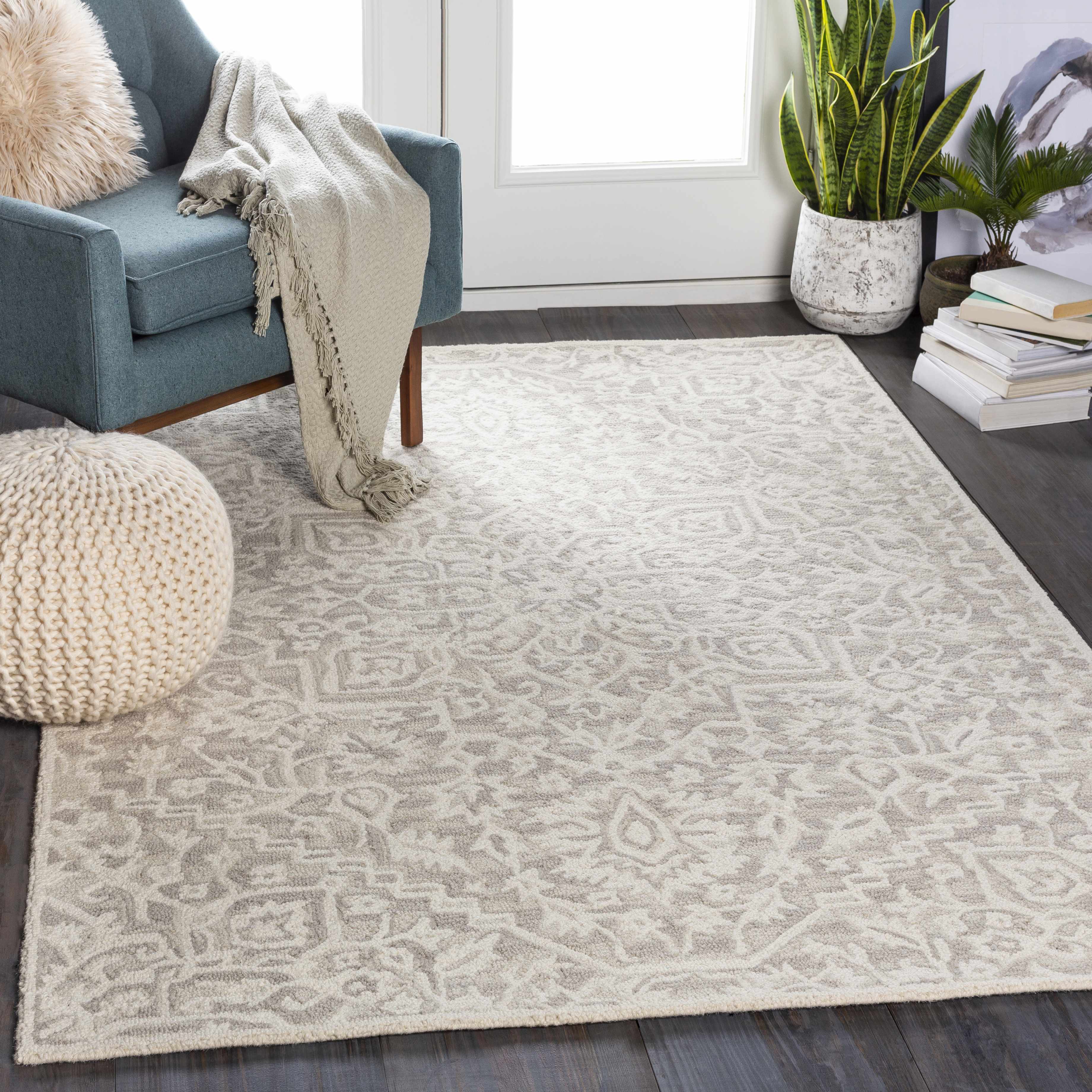 Ravenel 8' x 10' Traditional Wool Area Rug - Hauteloom