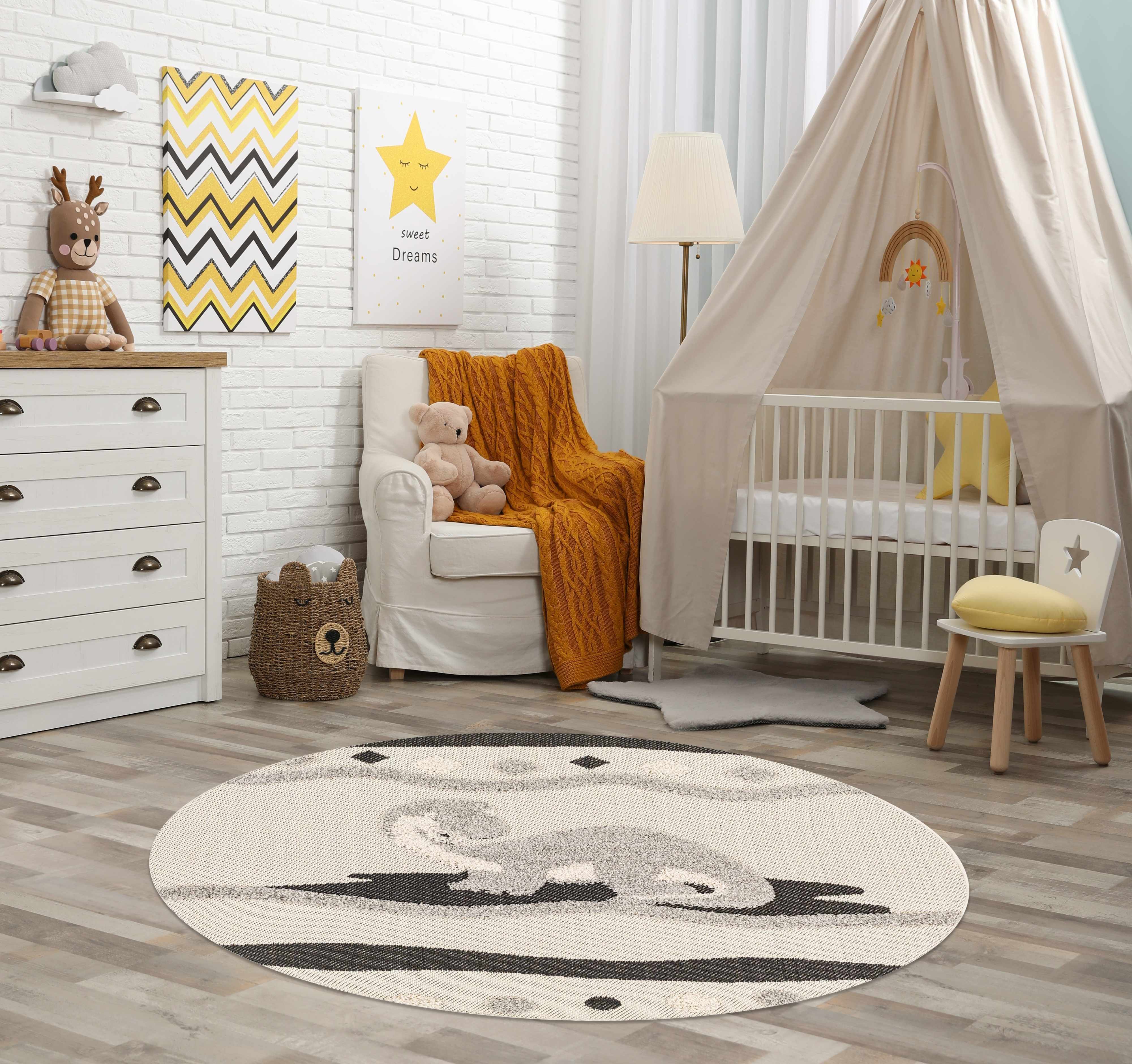 Arisa 5'3in Round Outdoor Area Rug - Hauteloom