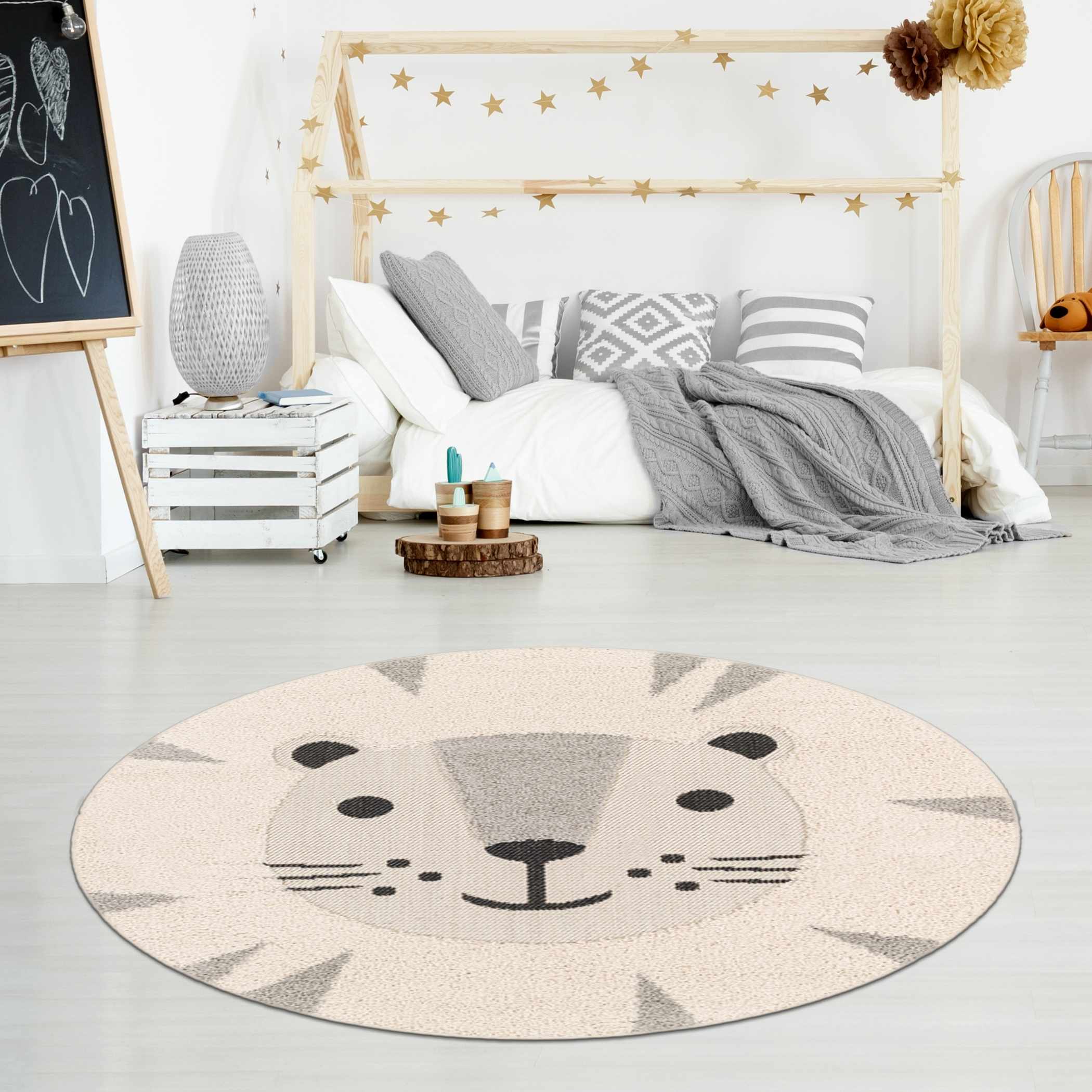 Babak 5'3in Round Outdoor Area Rug - Hauteloom