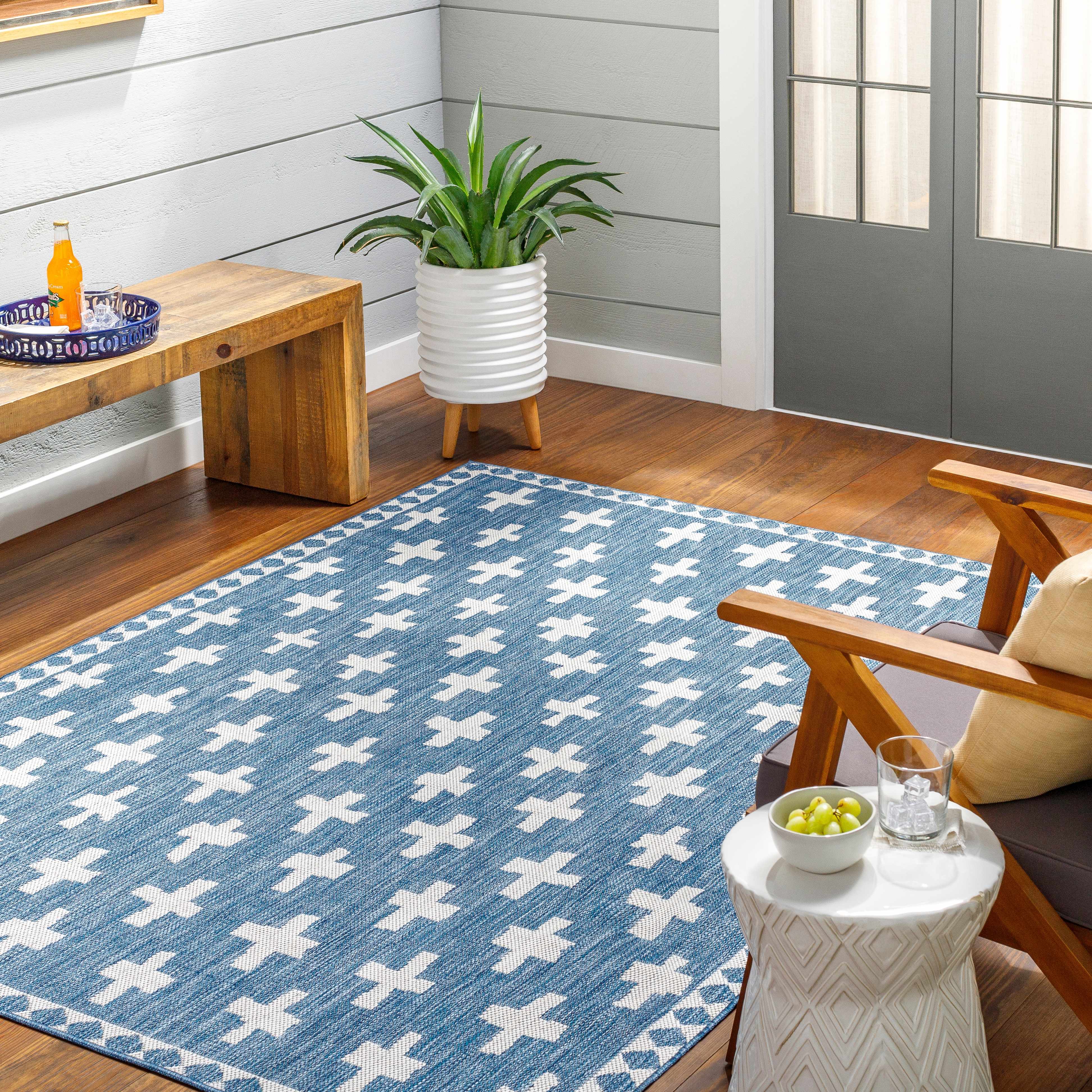 Kyna 6'7in x 9' Area Rug - Hauteloom
