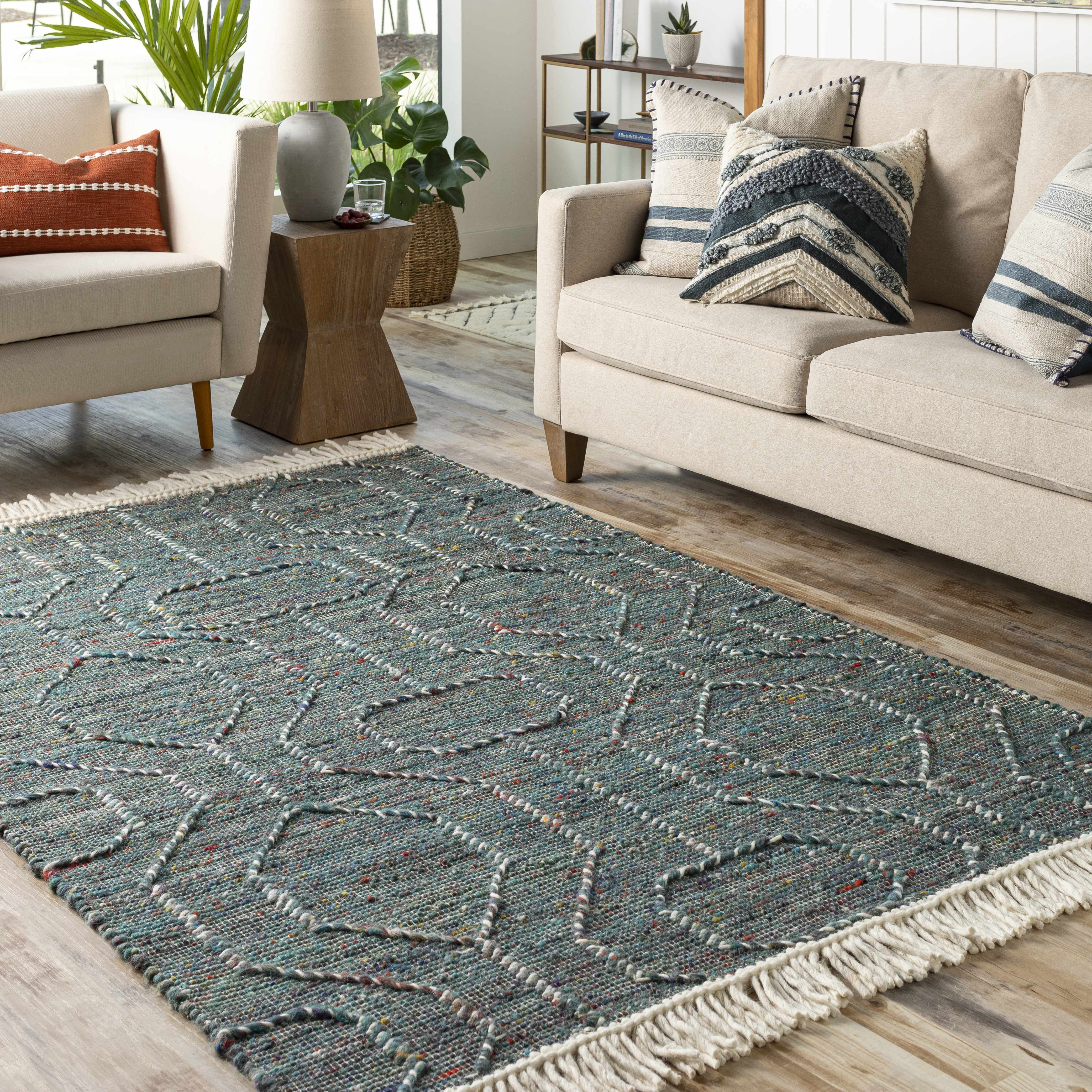 Takaungu 2'6in x 8' Handmade Wool Moroccan Wool Runner - Hauteloom
