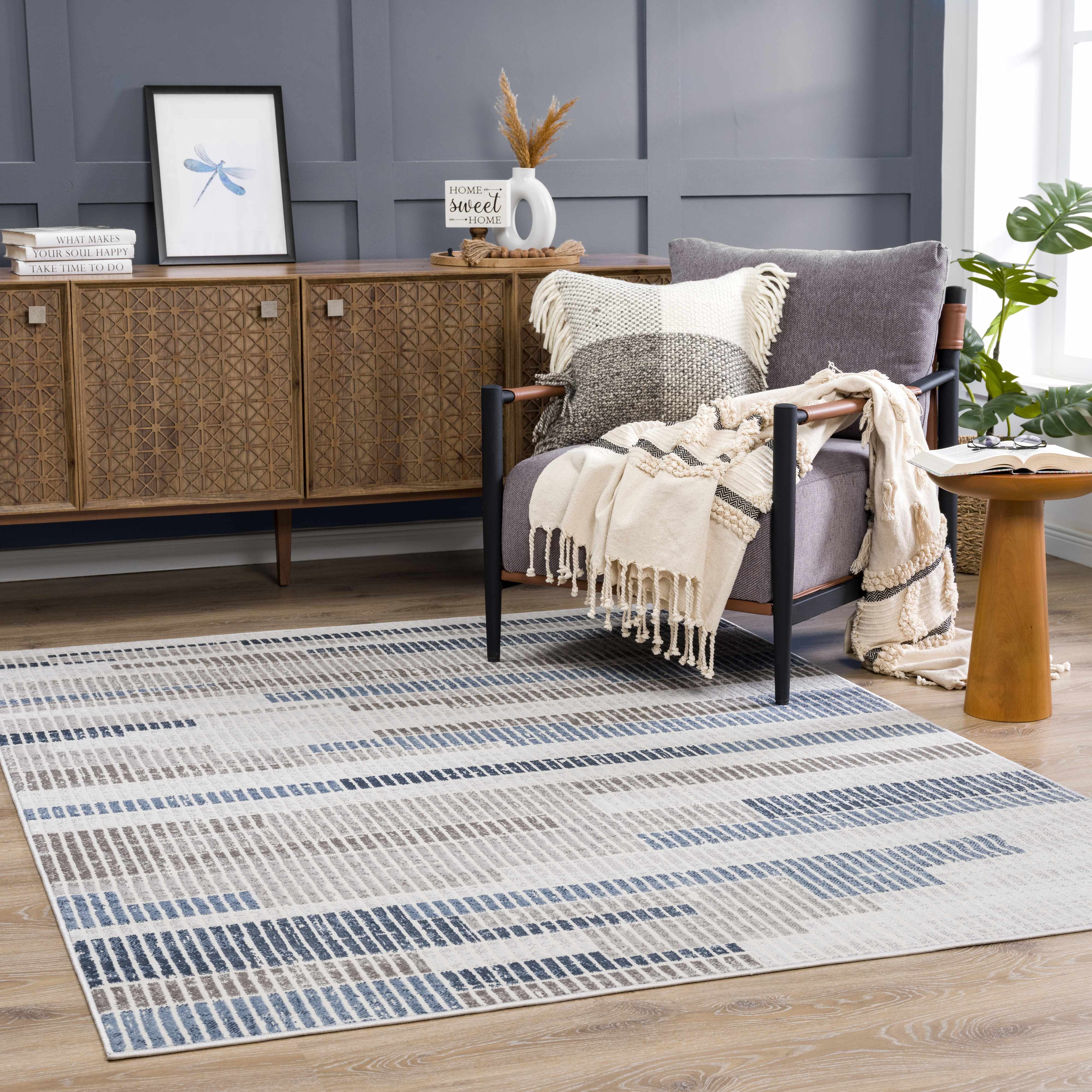 Brisa 6'7in x 9'2in Area Rug - Hauteloom