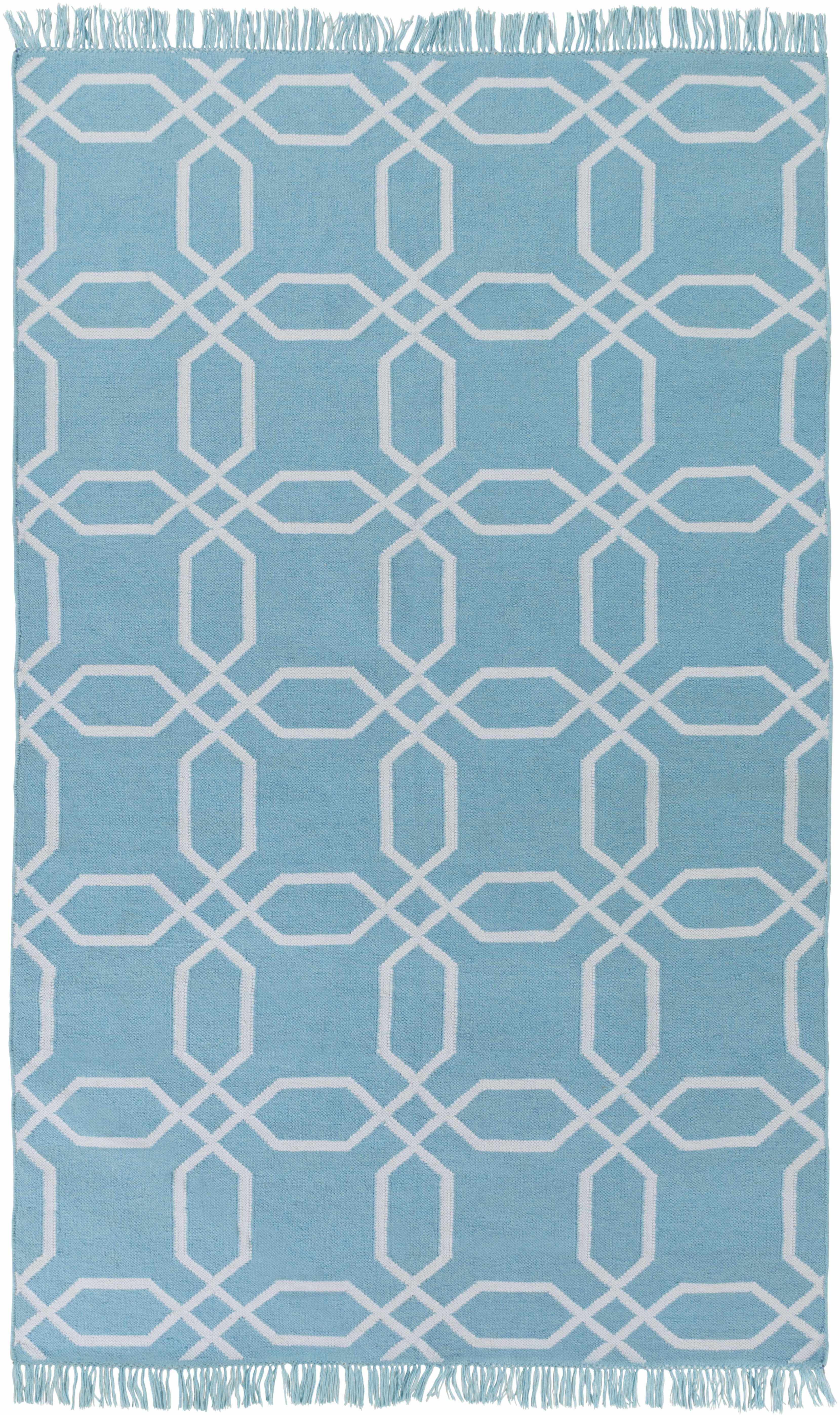Leatherhead 2' x 3' Indoor / Outdoor Flat Weave Moroccan Trellis Outdoor Area Rug - Hauteloom