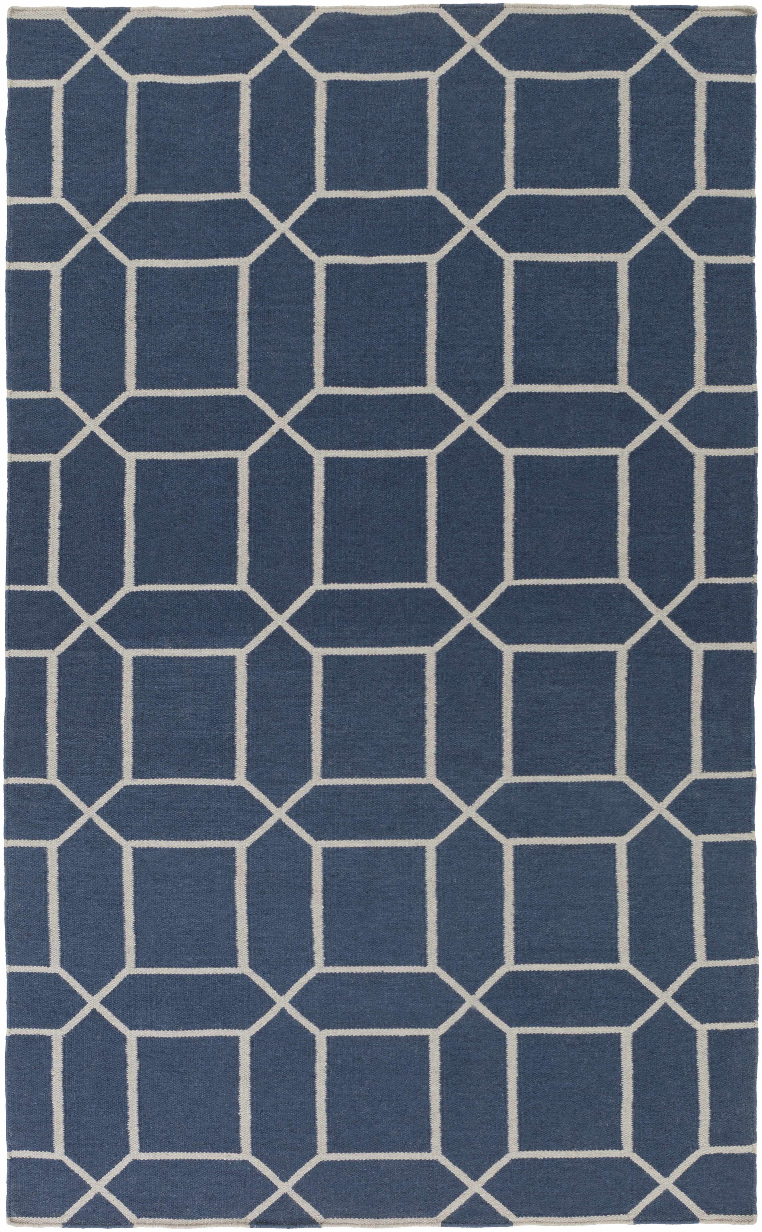 Bowdon 5' x 8' Indoor / Outdoor Flat Weave Moroccan Trellis Outdoor Area Rug - Hauteloom