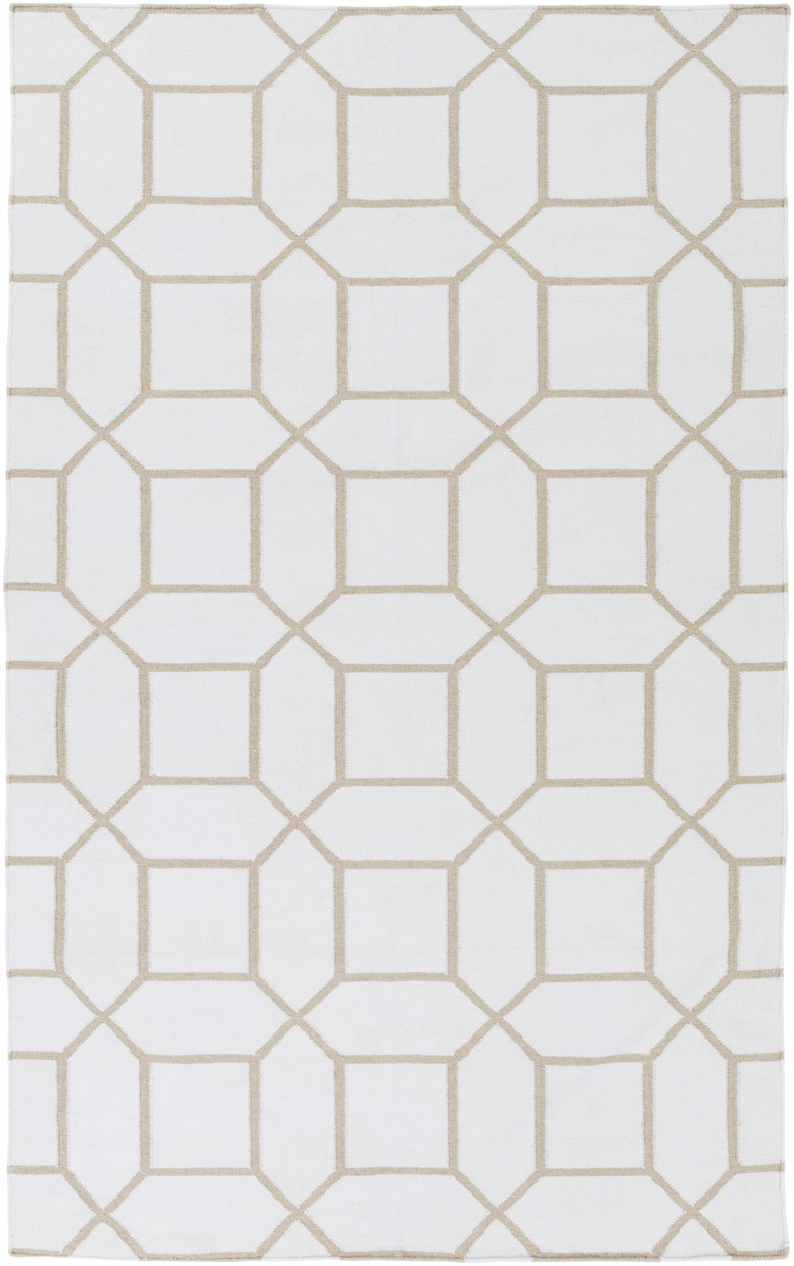 Newington 9' x 13' Indoor / Outdoor Flat Weave Moroccan Trellis Outdoor Area Rug - Hauteloom