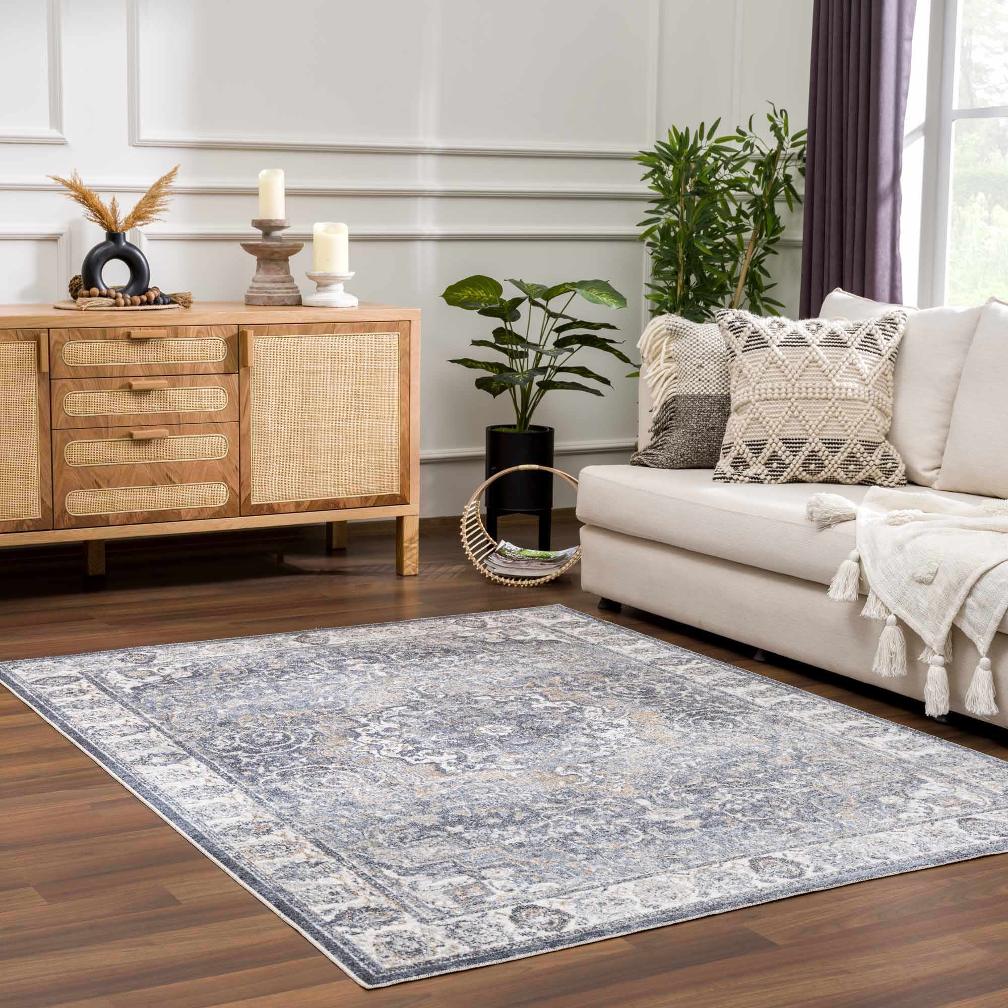 Aurum 7'10in x 10'2in Washable Area Rug - Hauteloom
