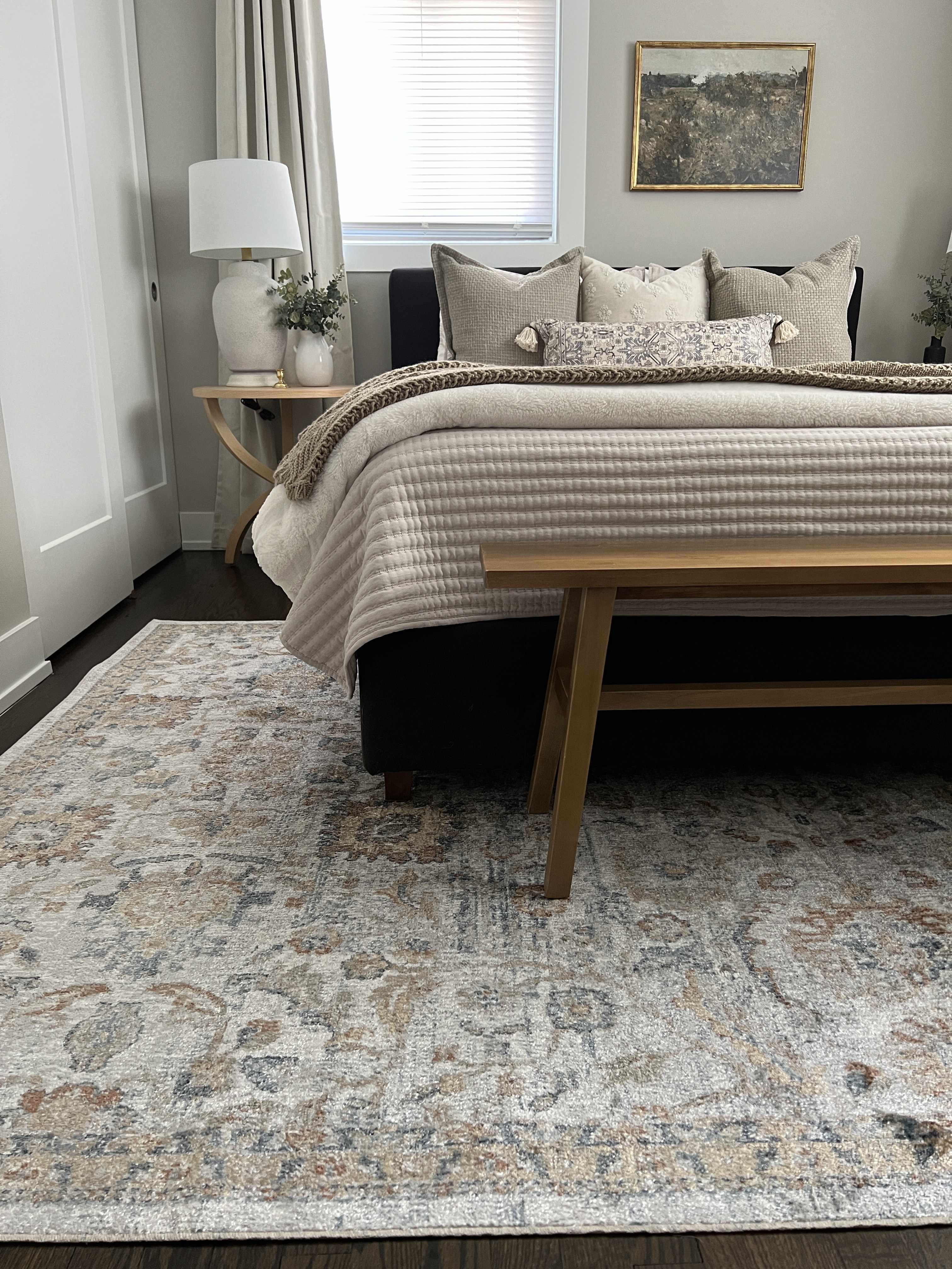 Dion 6'7in x 9' Washable Area Rug - Hauteloom