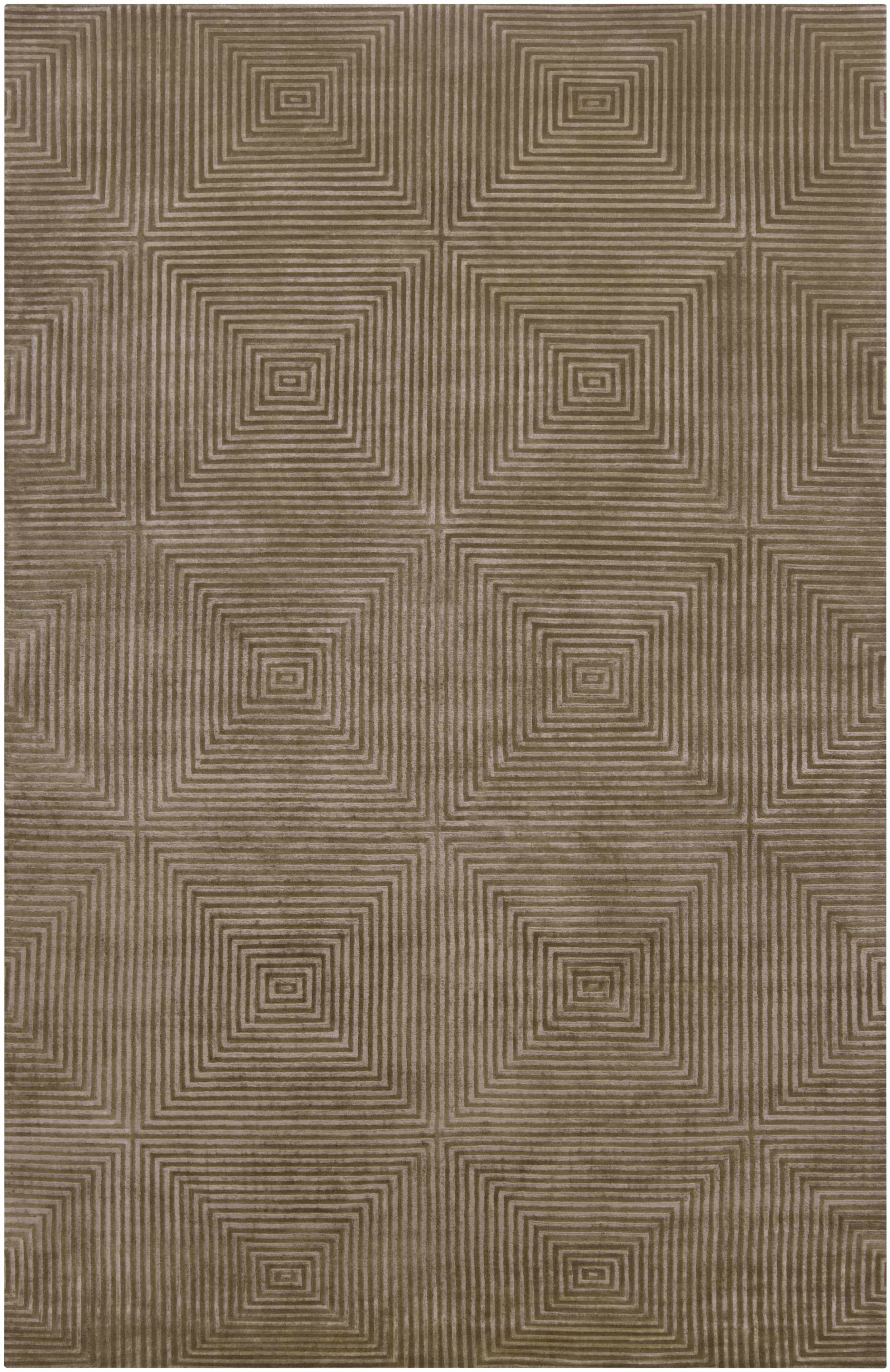 Solomons 5' x 8' Modern Solid Stripes Area Rug - Hauteloom