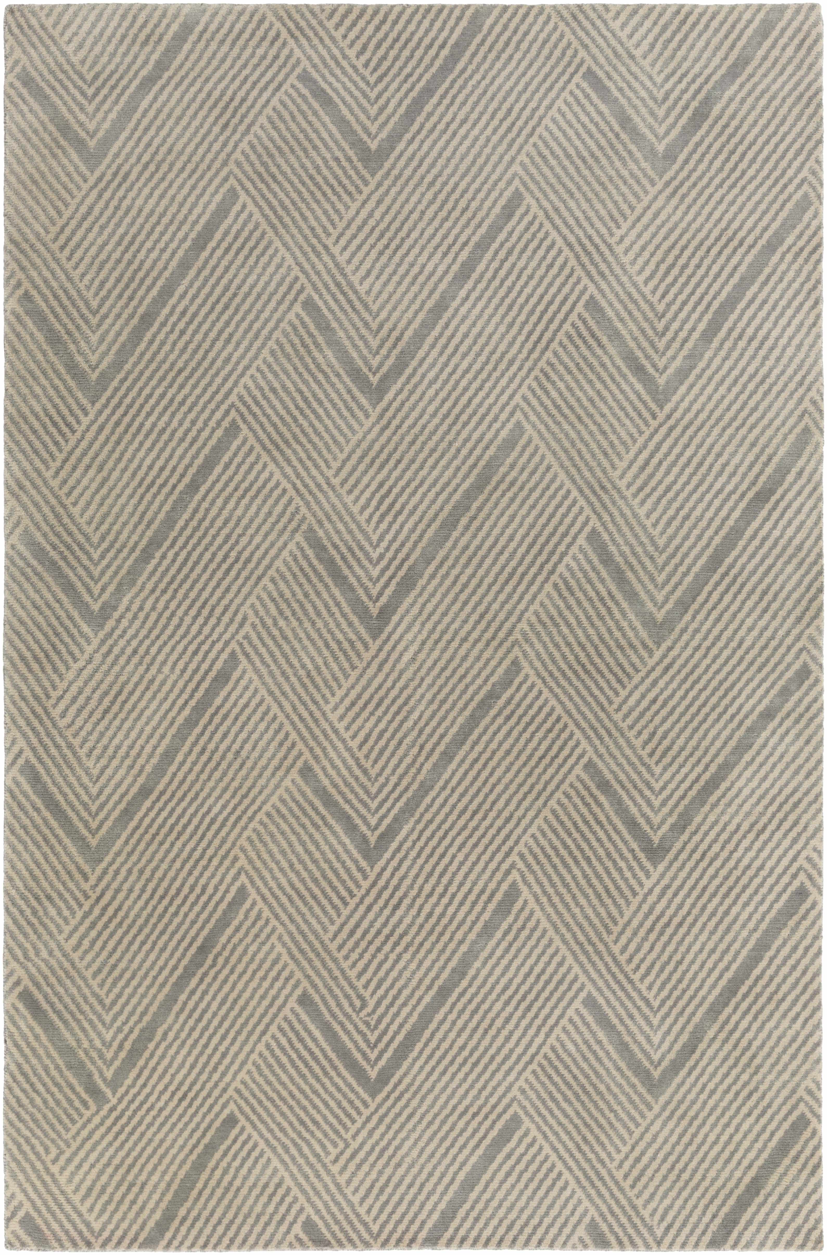 Oceanville 6' x 9' Modern Updated Moroccan Farmhouse Wool Area Rug - Hauteloom