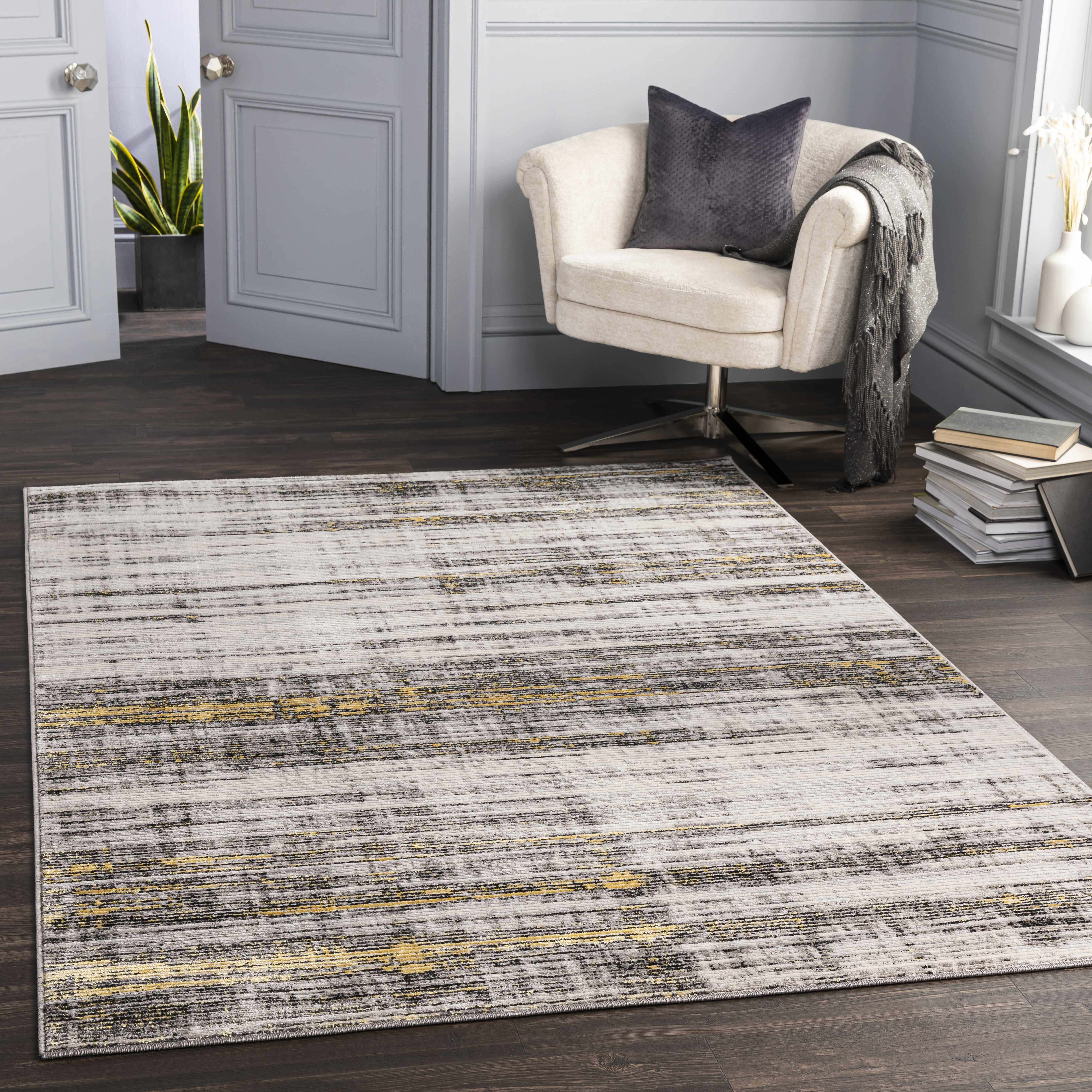Moy 6'7in x 9' Area Rug - Hauteloom