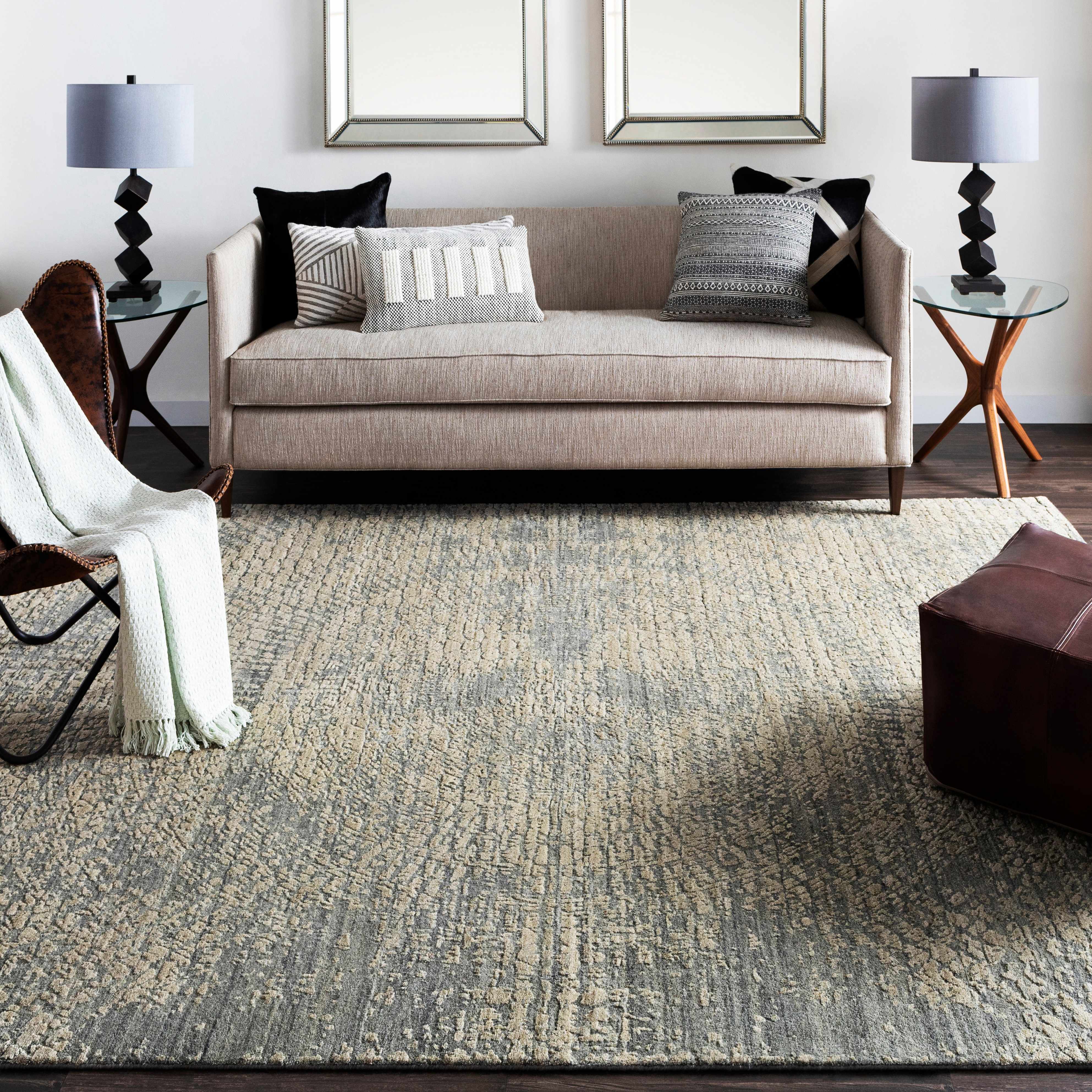 Streatley 4' x 6' Modern Area Rug - Hauteloom
