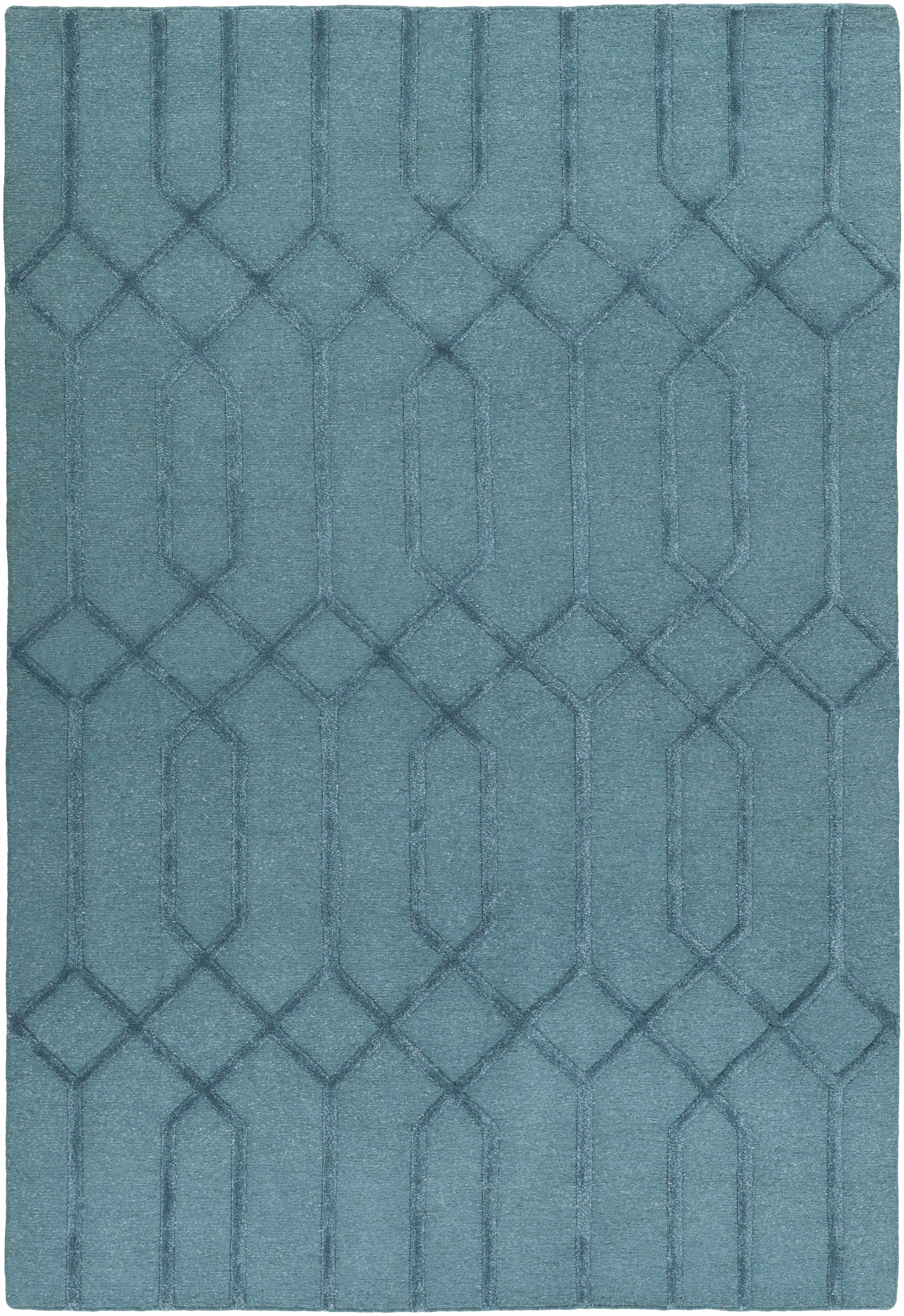 Sharps 6' x 9' Modern Updated Moroccan Trellis Wool Area Rug - Hauteloom