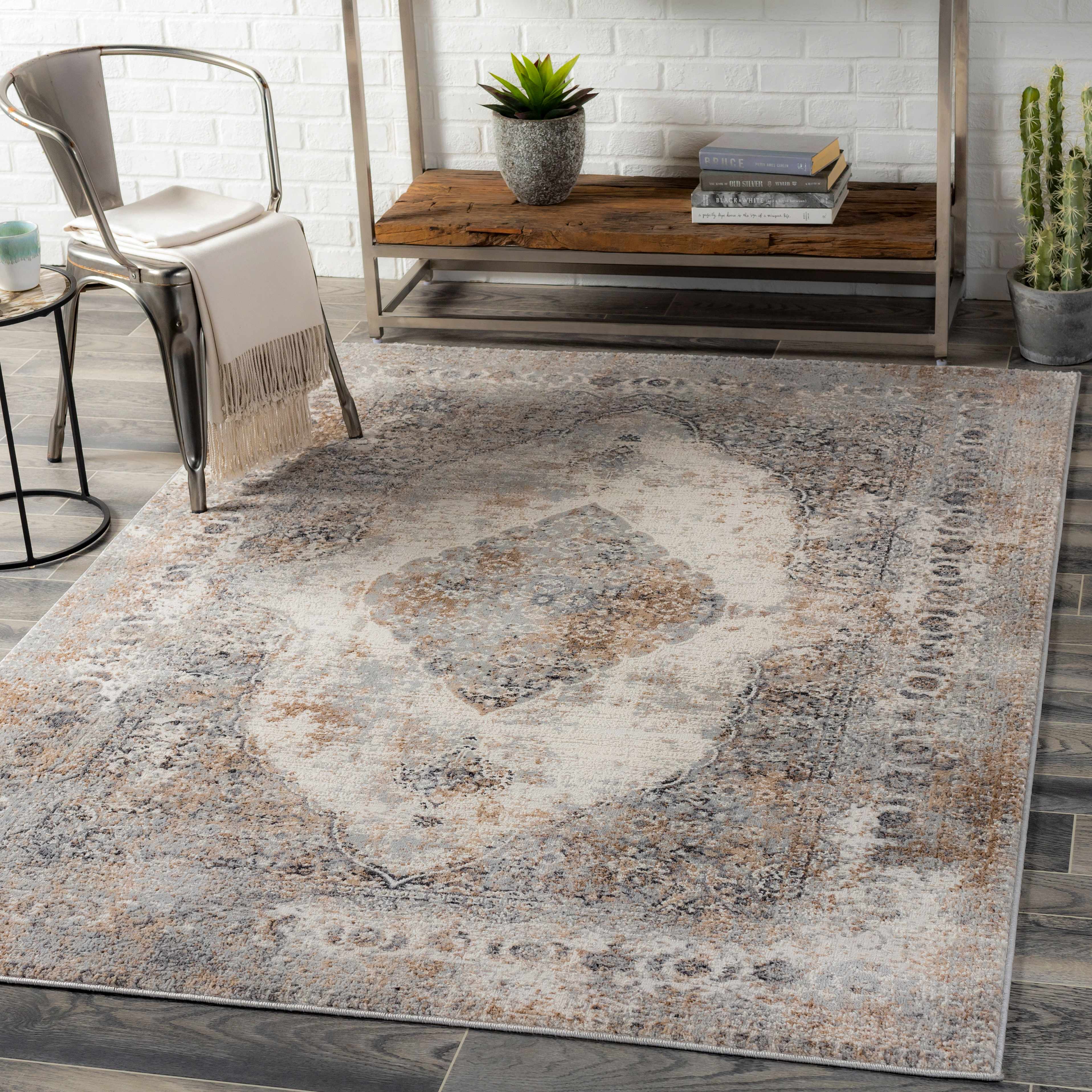 Melfort 5'3in x 7' Updated Traditional Farmhouse Area Rug - Hauteloom