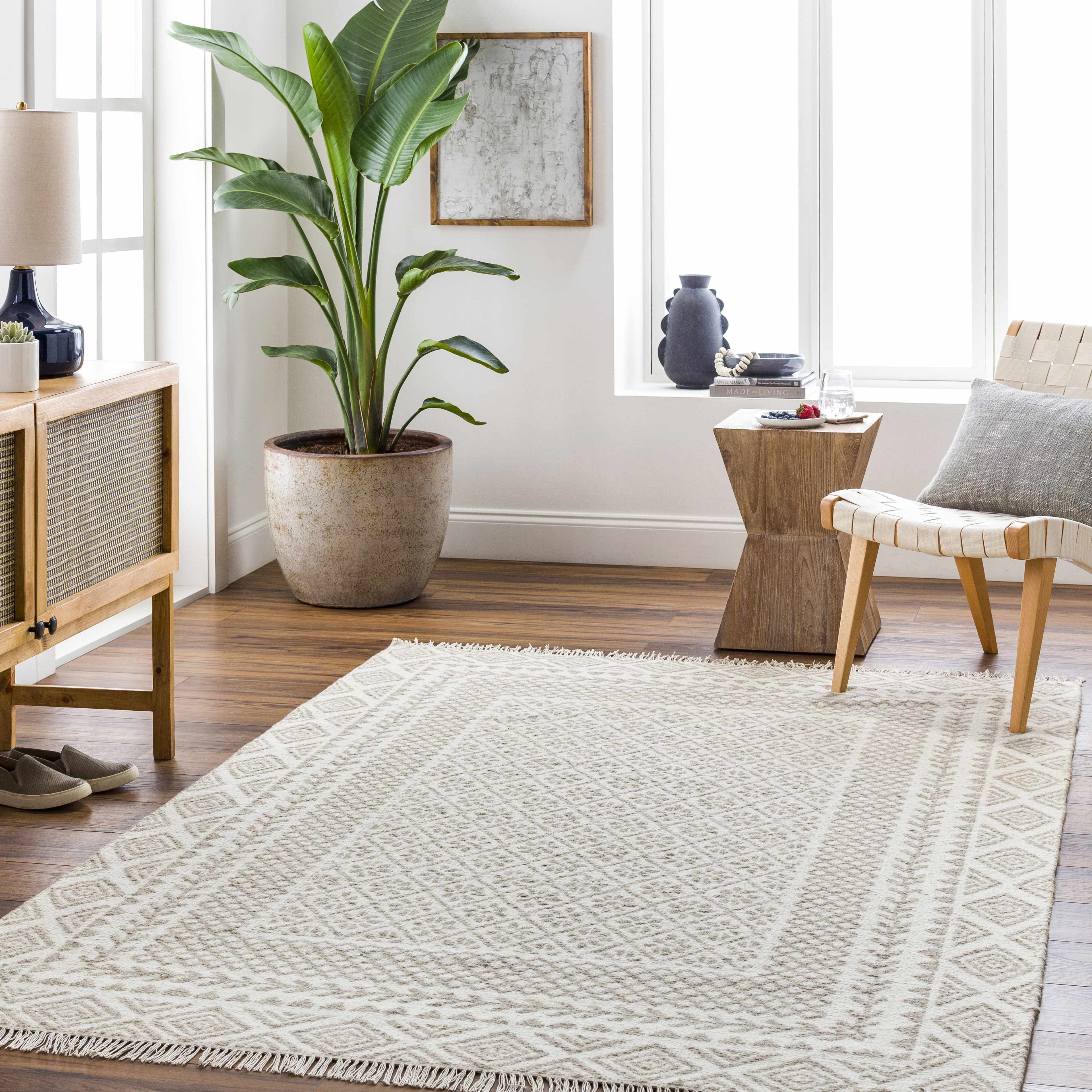 Albus 8' x 10' Wool Area Rug - Hauteloom