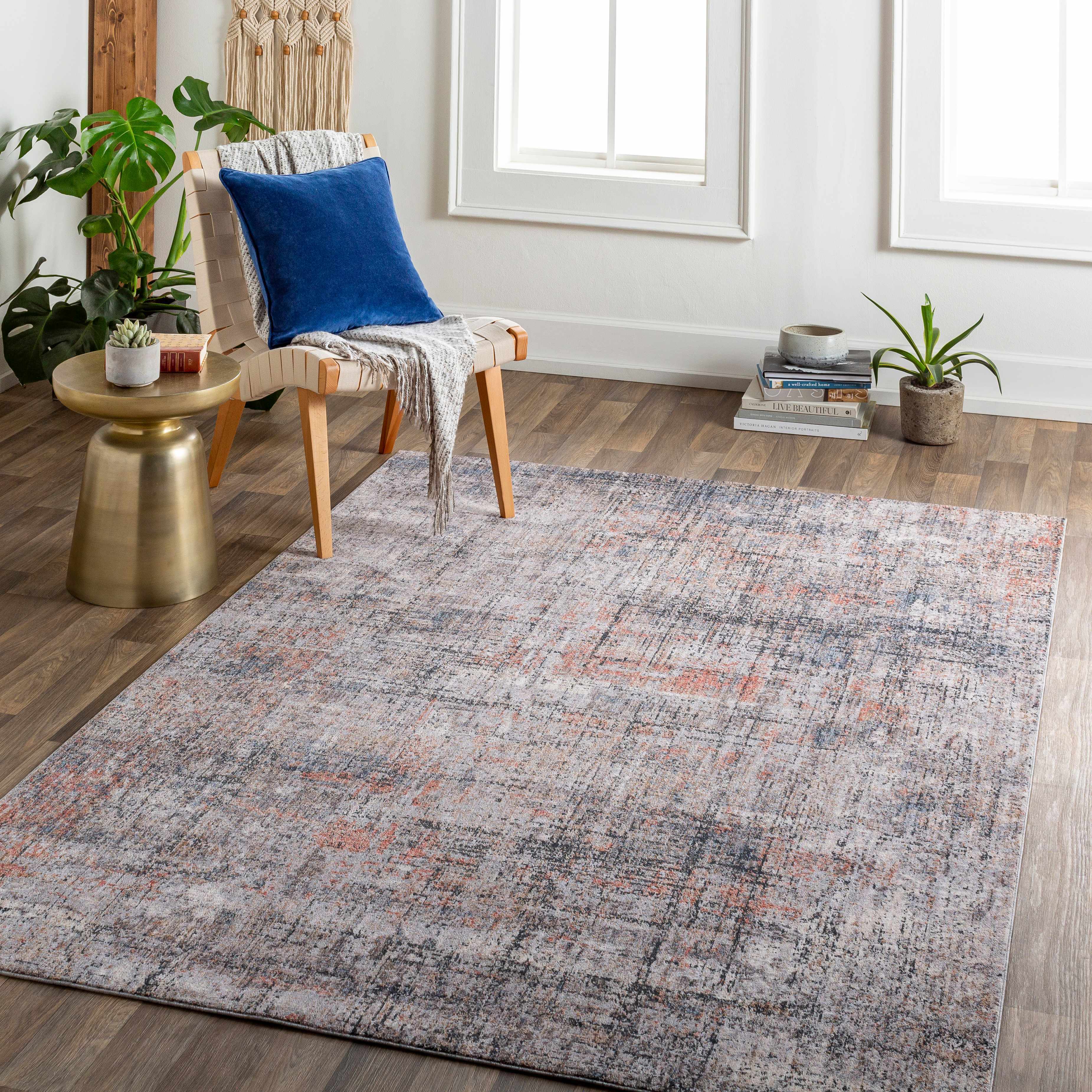 Candiac 7'10in x 10' Contemporary Bohemian Abstract Area Rug - Hauteloom