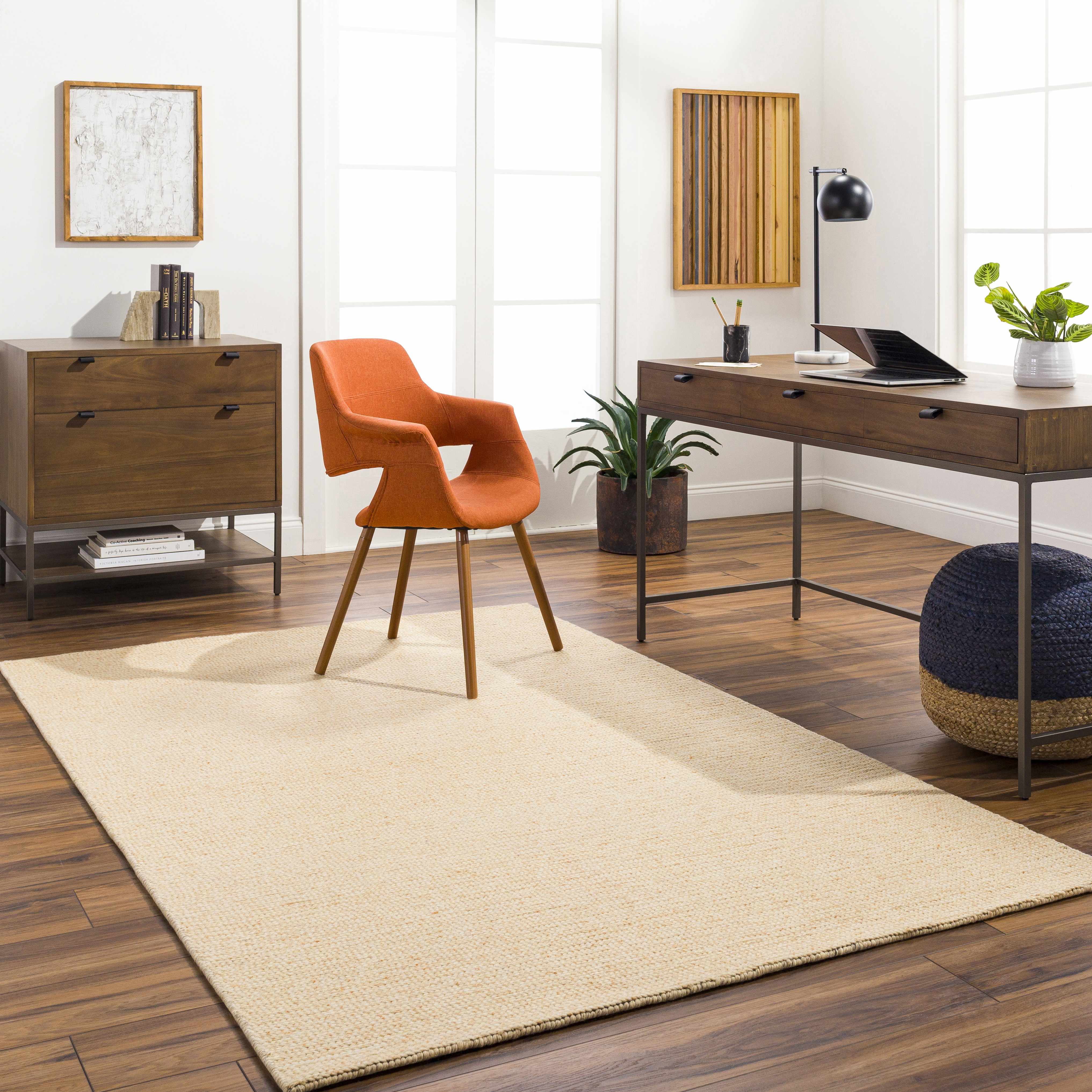 Alyra 6' x 9' Wool Area Rug - Hauteloom